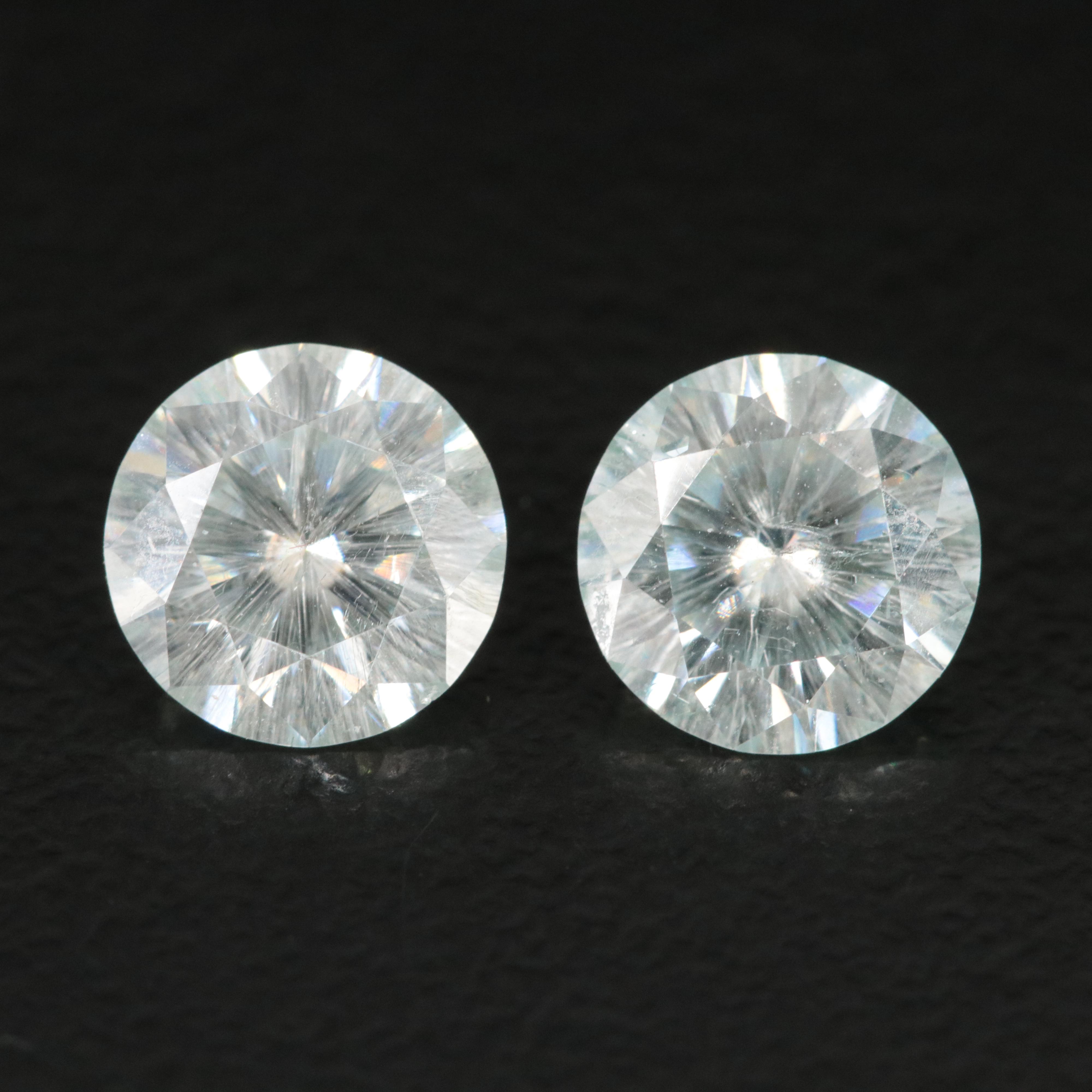 Loose Matched Pair 1.81 CTW Moissanites