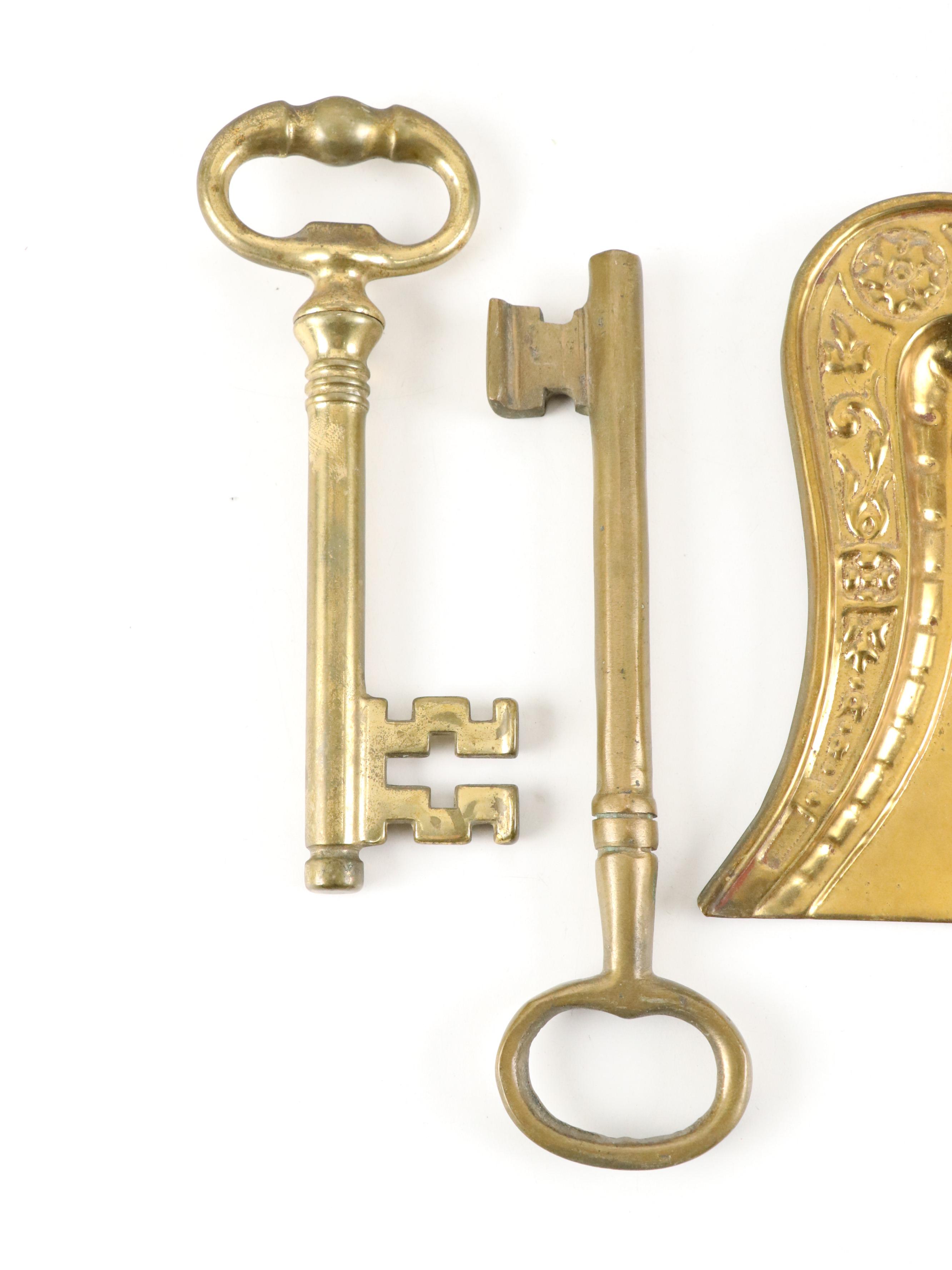 Brass Frog Paperweight, Metal Dustpan, and More Brass Décor