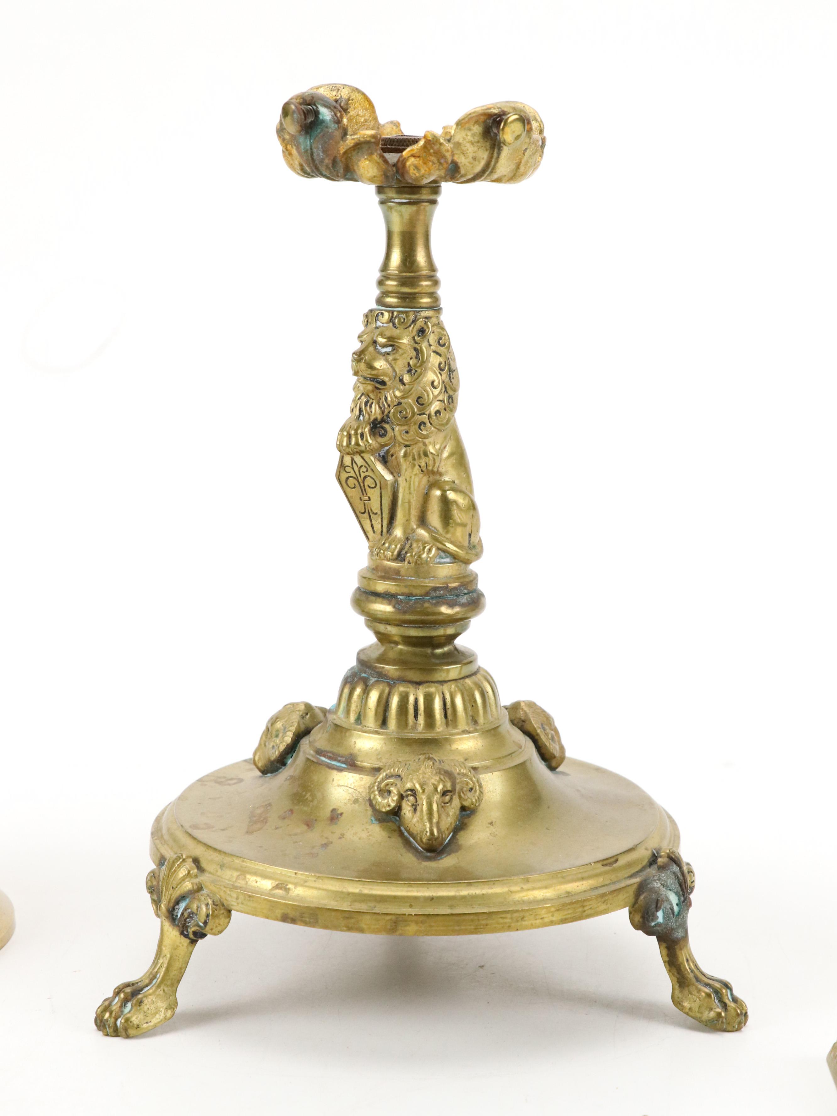 Brass Frog Paperweight, Metal Dustpan, and More Brass Décor