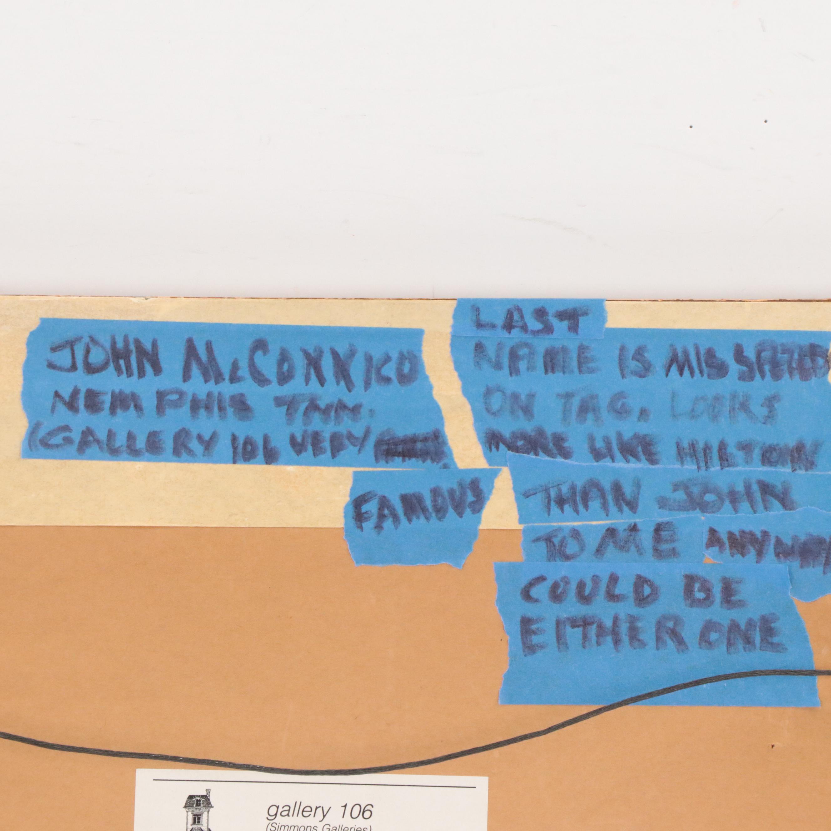 John McConnico Oil Portrait "Tennessee Woman"