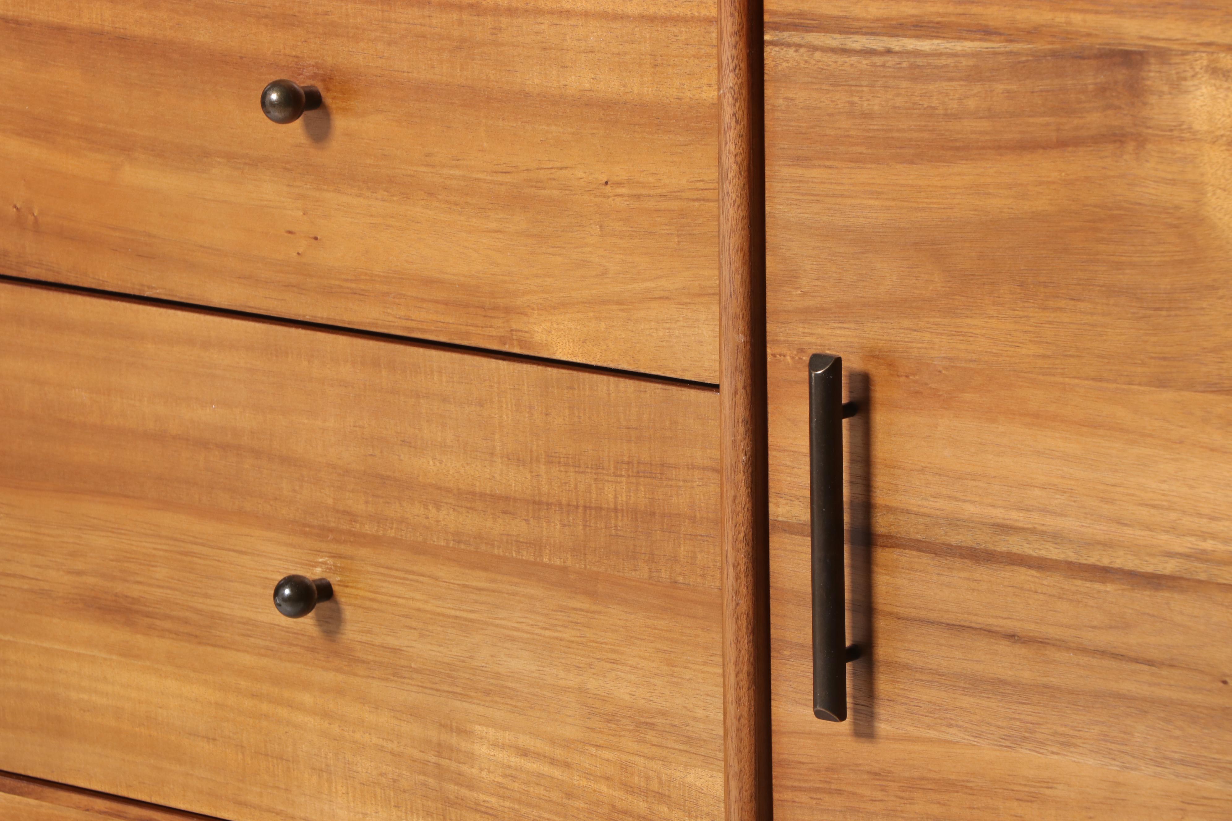 West Elm Mid Century Modern Style Wooden Armoire, 2015