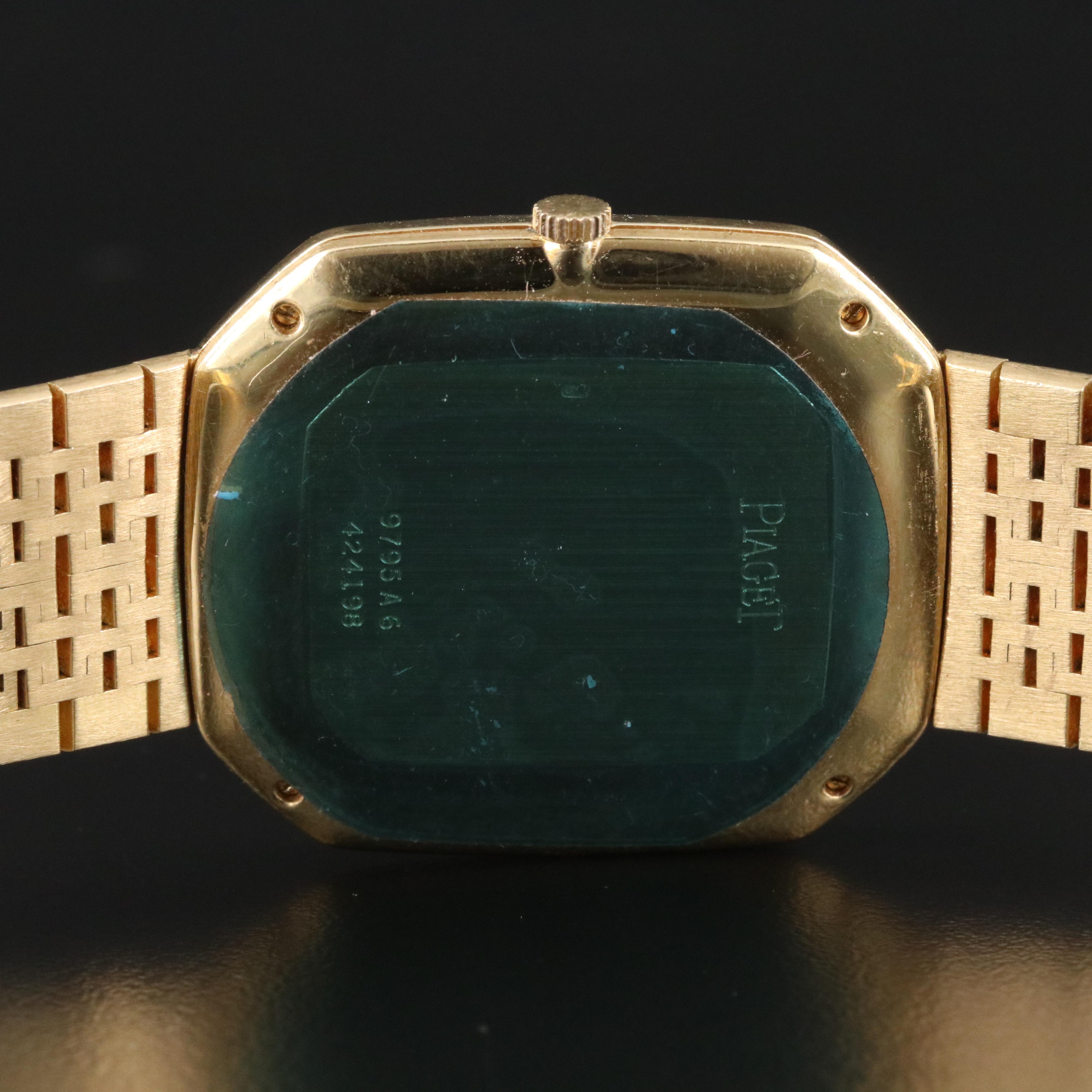 18K Piaget Factory Diamond Dial and Custom Diamond Case Watch