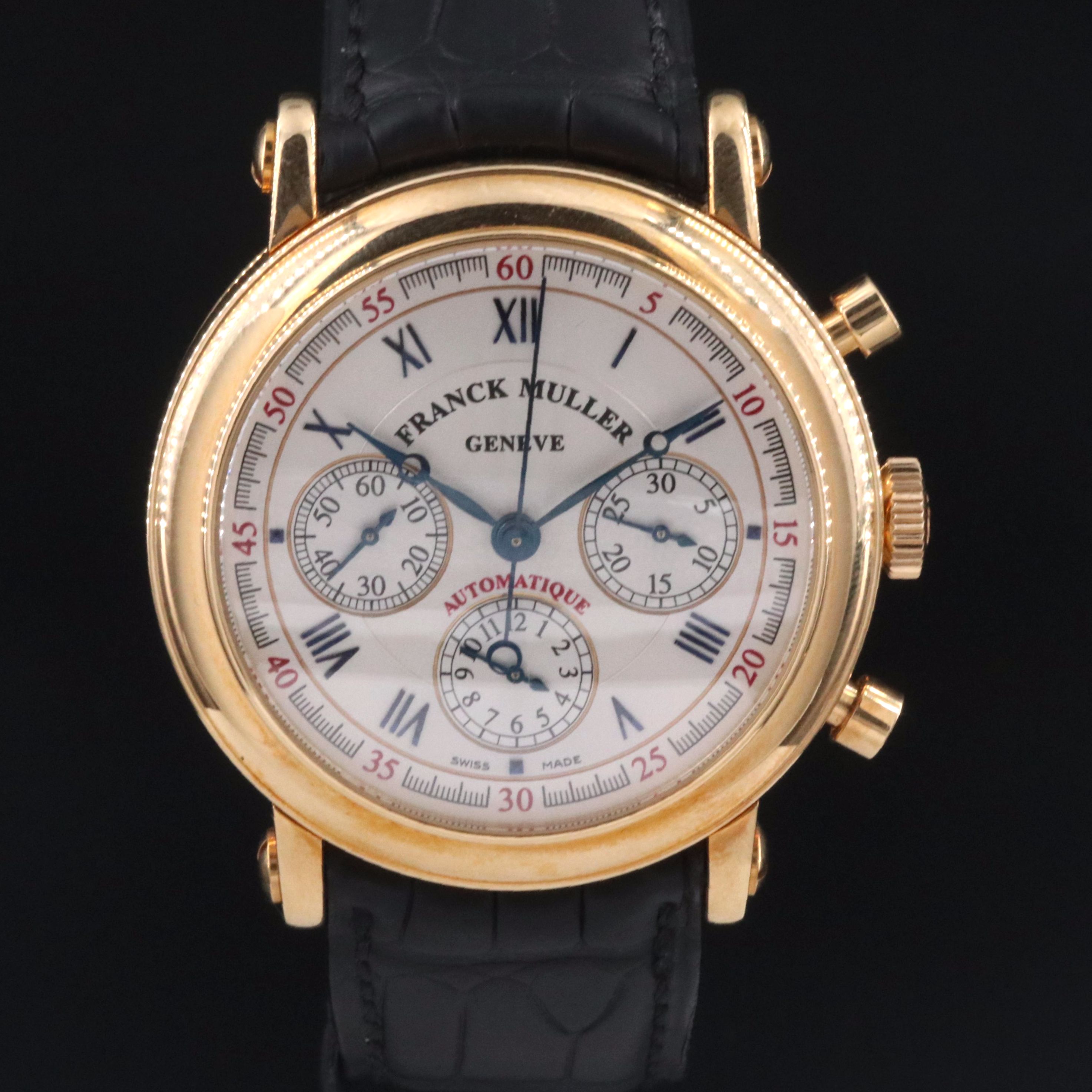 Franck Muller 18K Gold Chronograph Automatic Watch