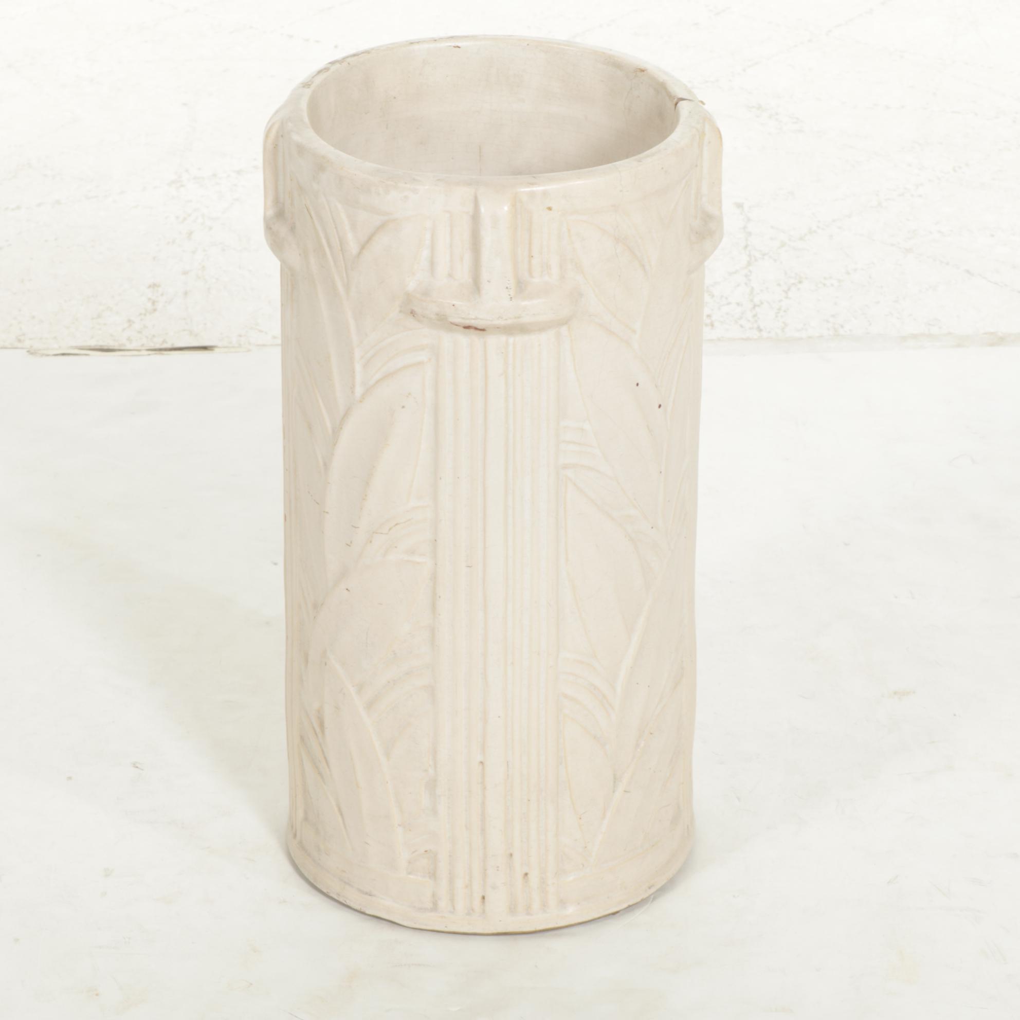 McCoy Pottery Art Pottery Umbrella Stand, Mid 20th Century