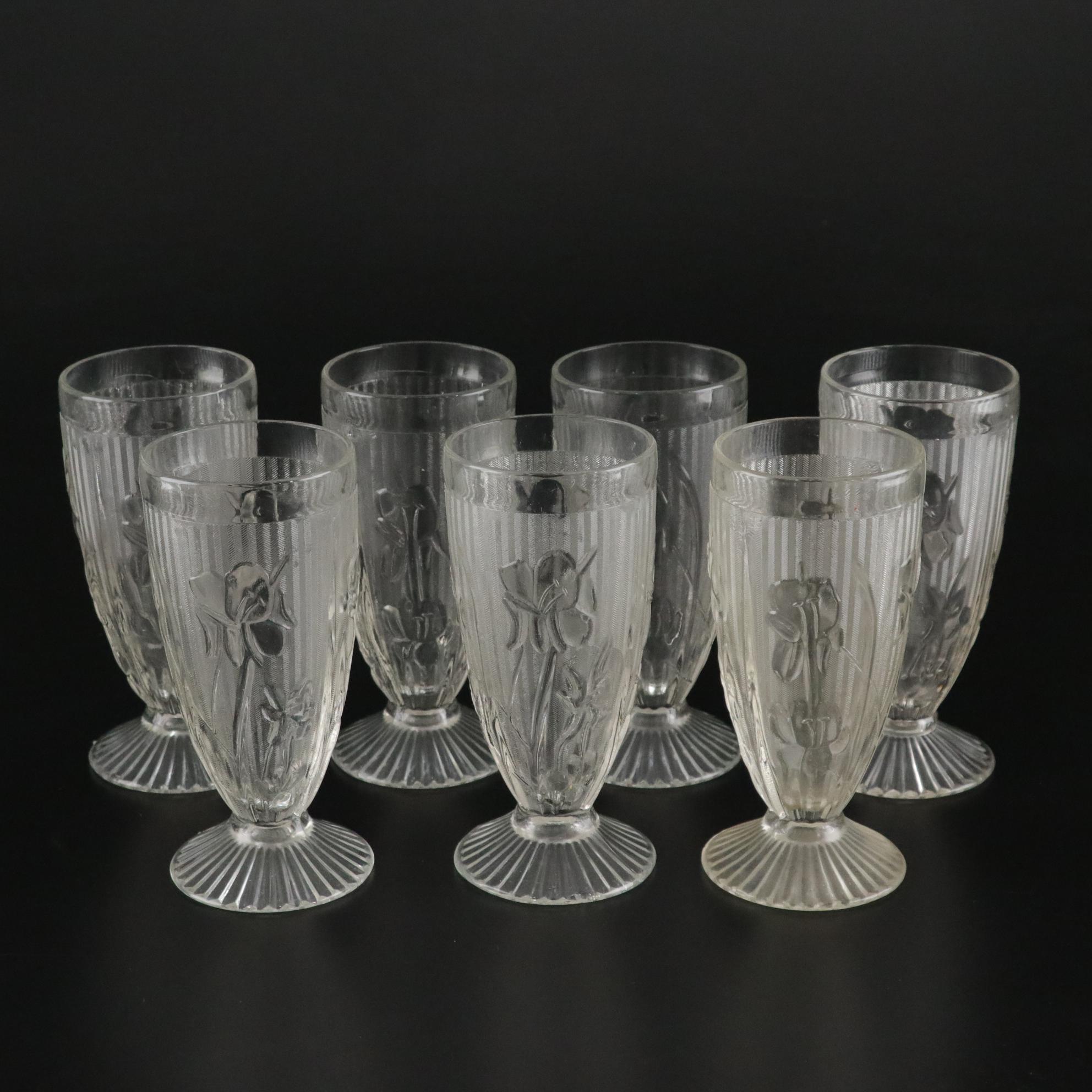 Jeannette Glass "Iris" Stemware