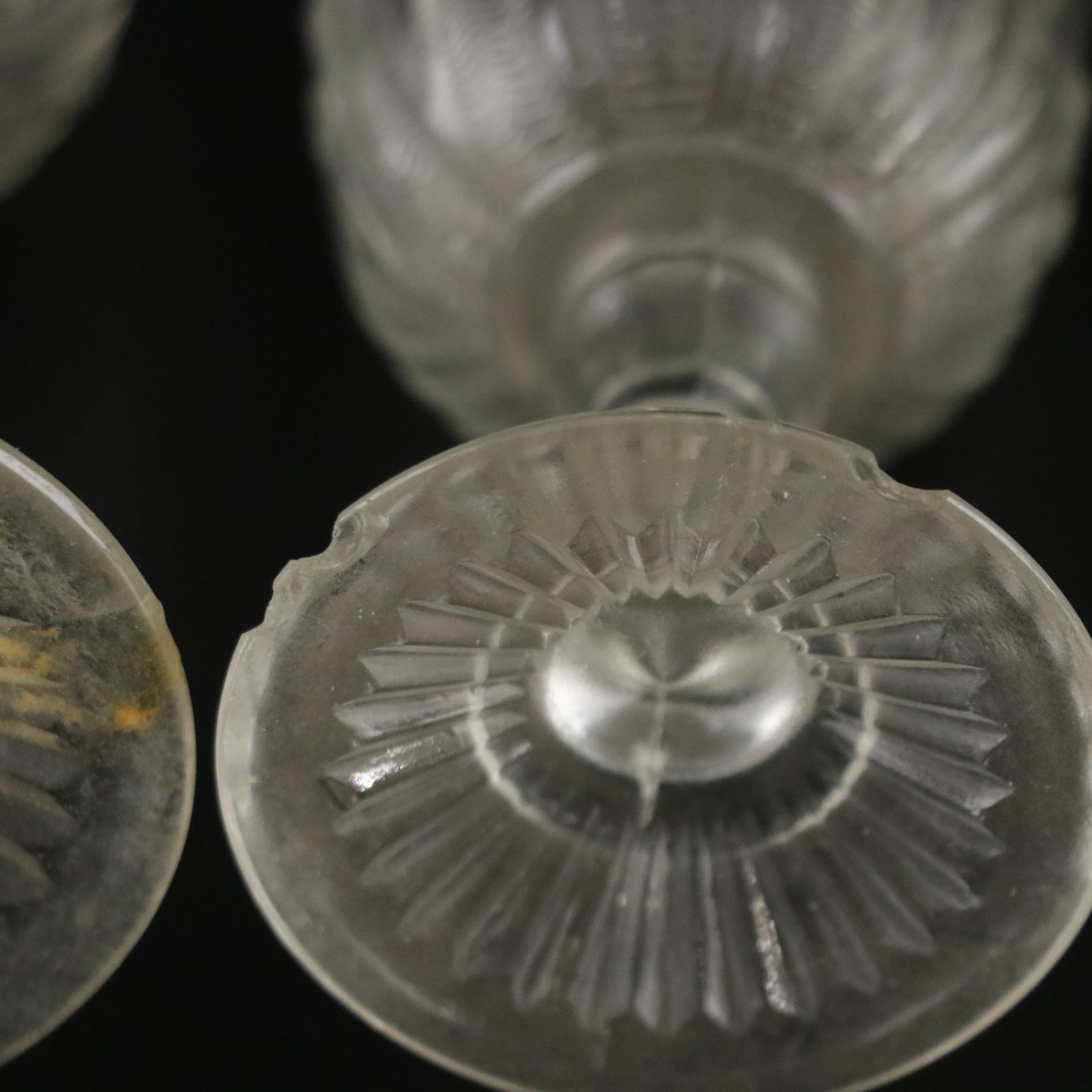 Jeannette Glass "Iris" Stemware