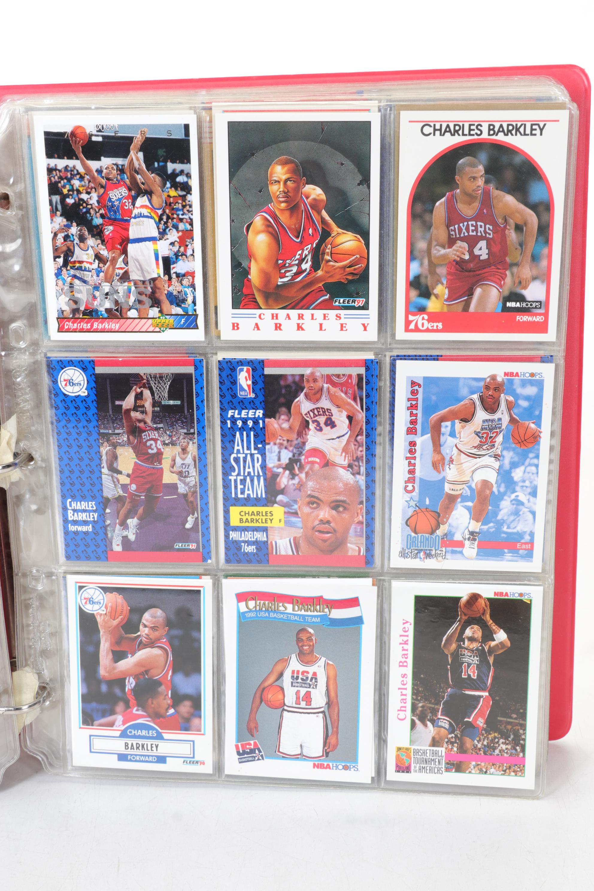 NBA Basketball Sports Trading Cards, Late 1980s to Early 1990s