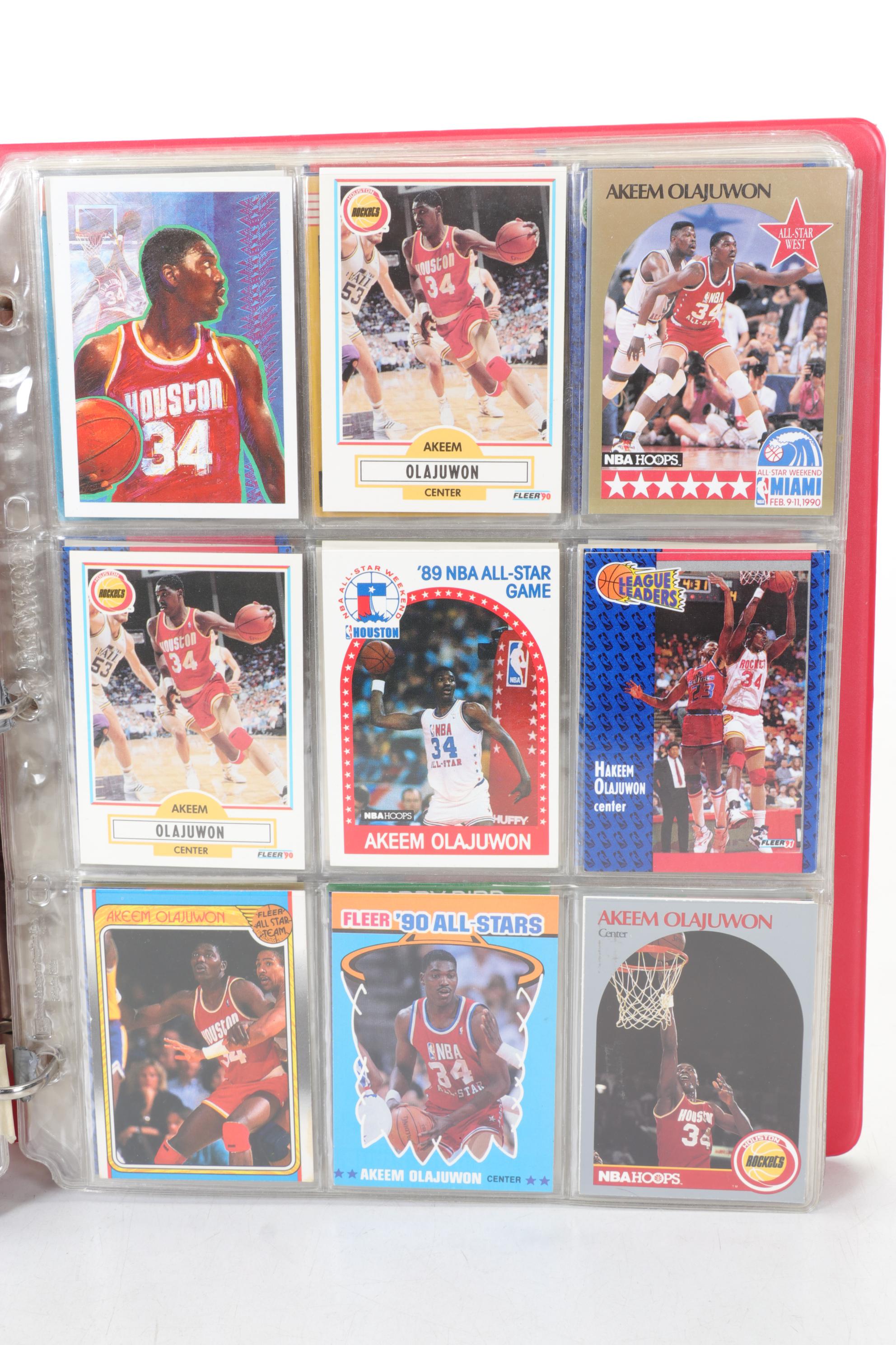 NBA Basketball Sports Trading Cards, Late 1980s to Early 1990s
