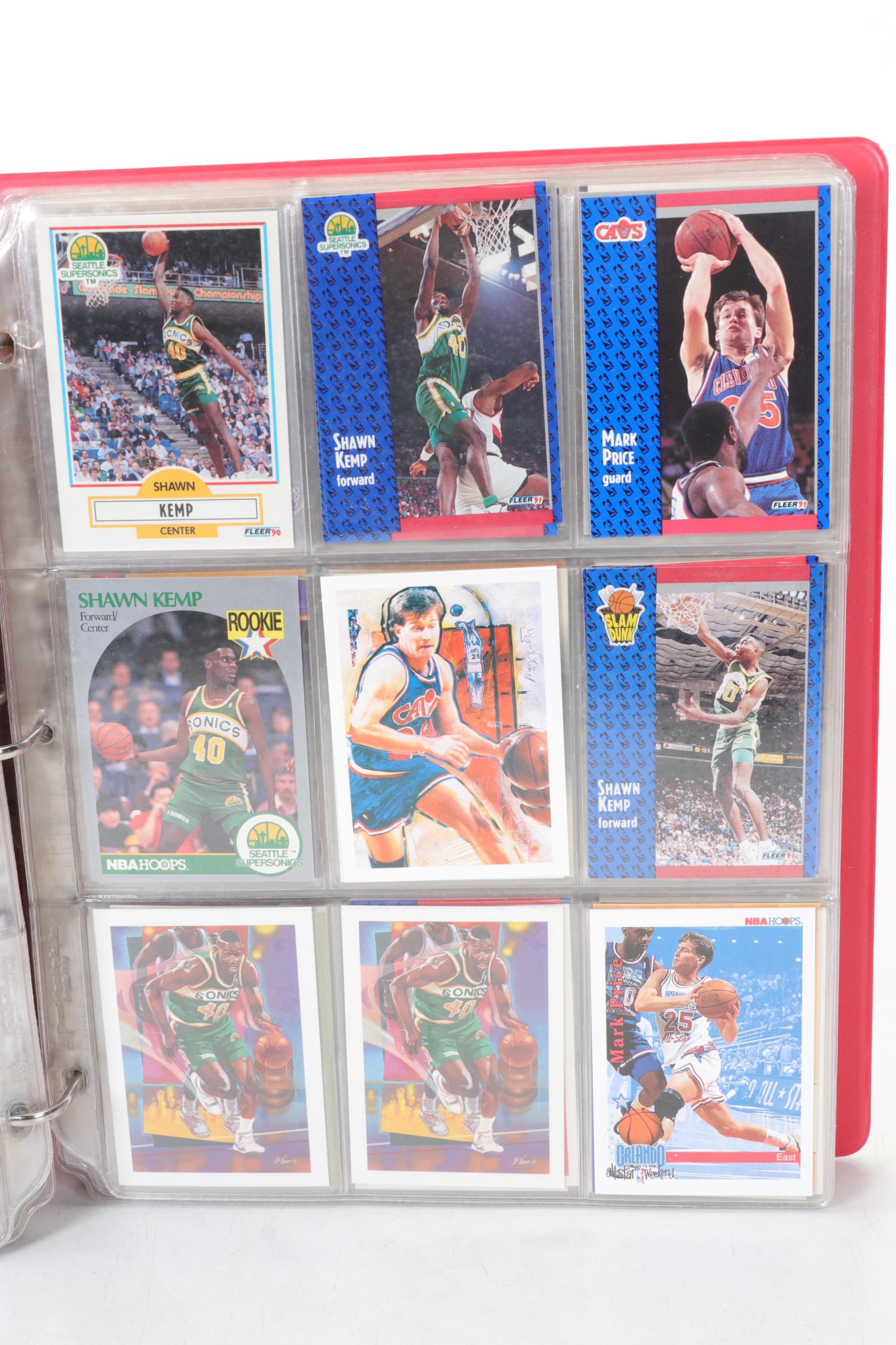 NBA Basketball Sports Trading Cards, Late 1980s to Early 1990s