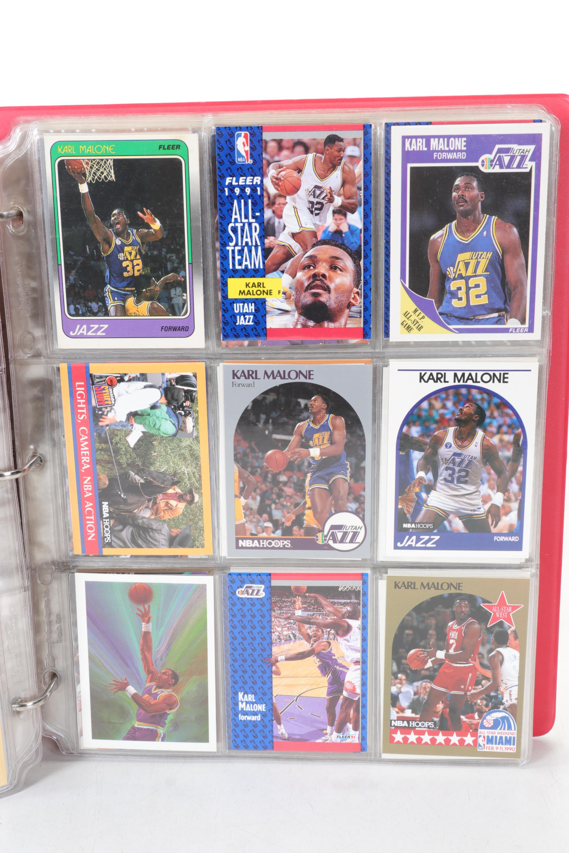 NBA Basketball Sports Trading Cards, Late 1980s to Early 1990s
