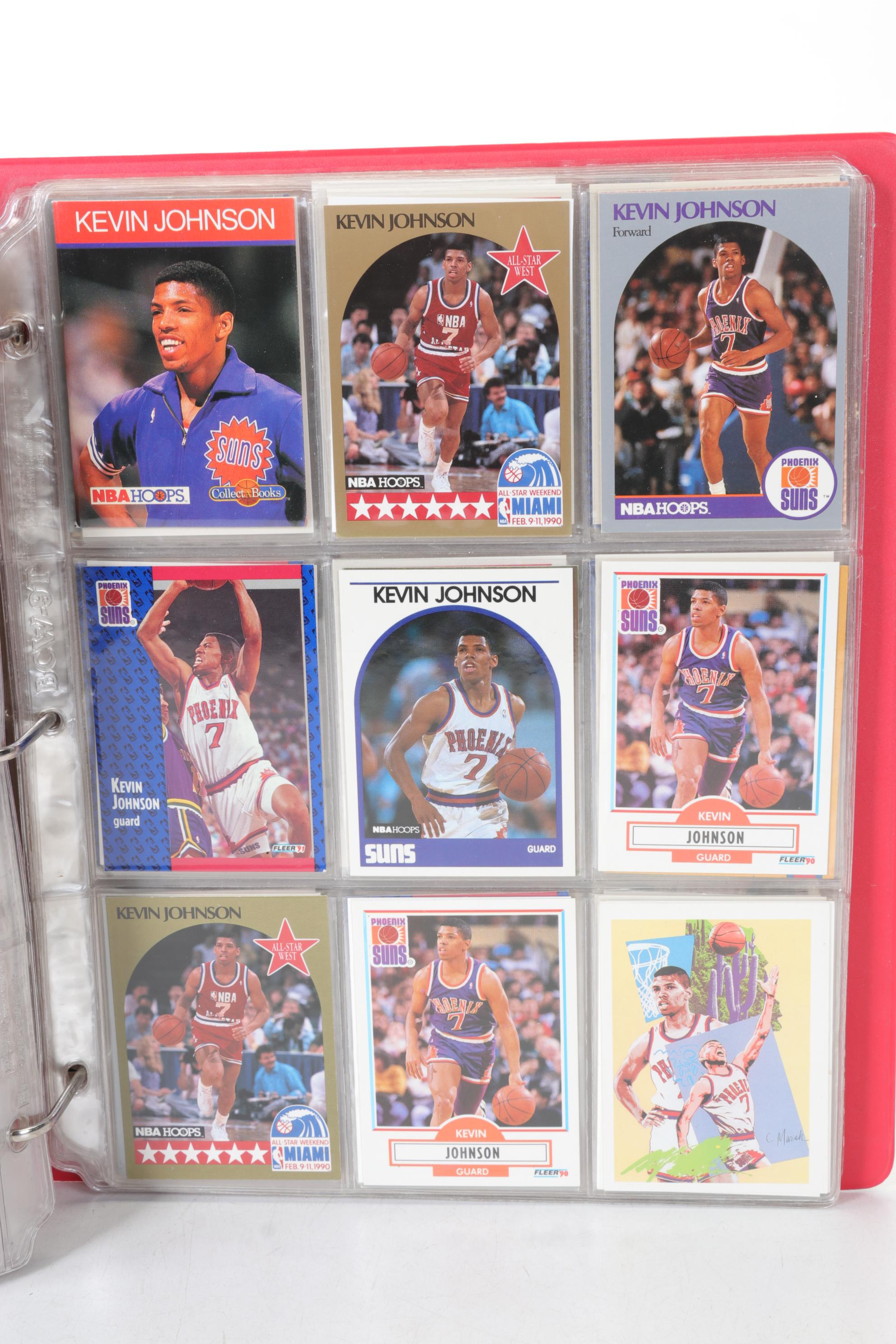 NBA Basketball Sports Trading Cards, Late 1980s to Early 1990s