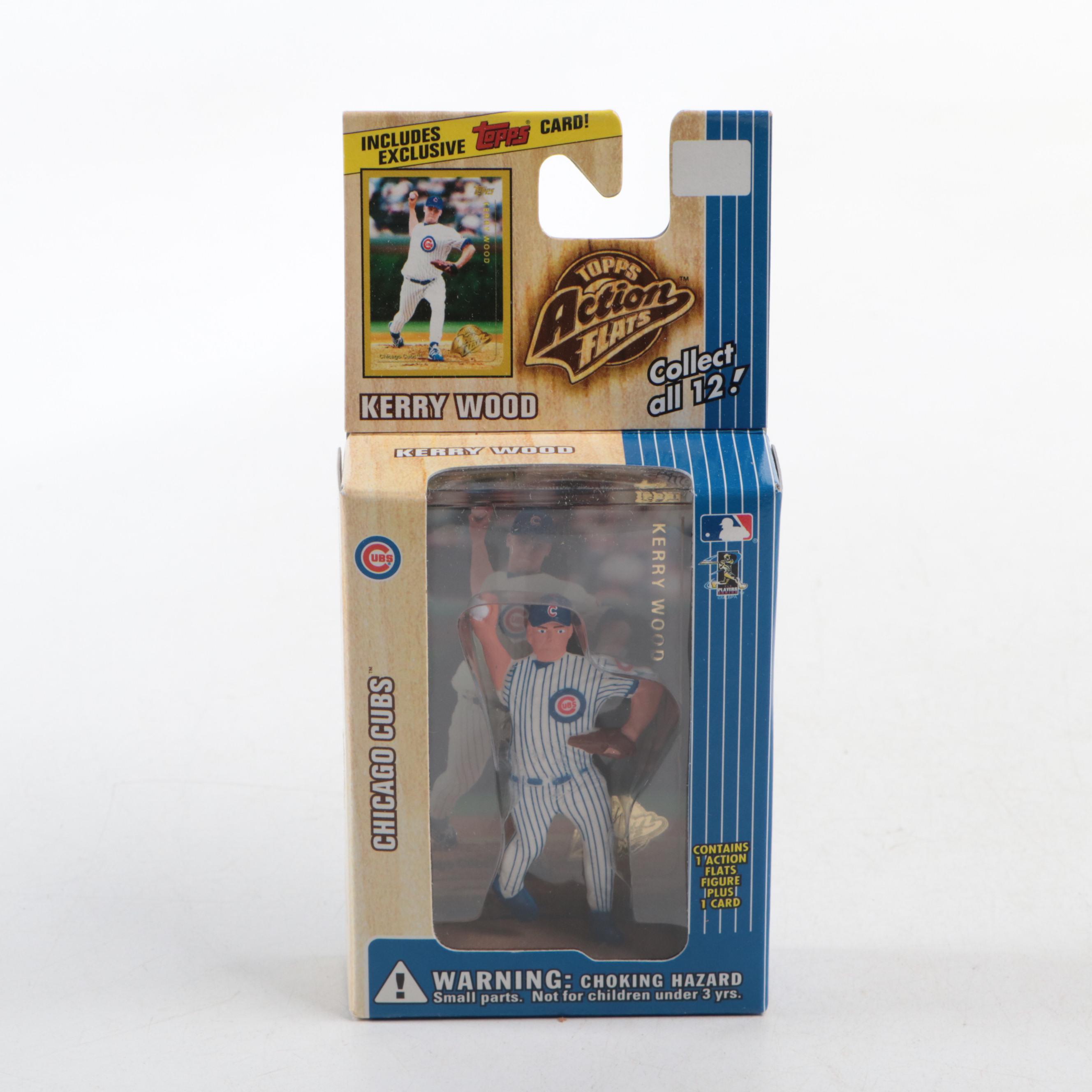 Sealed Topps Action Flats Figures Featuring Derek Jeter, Ken Griffey Jr, & More