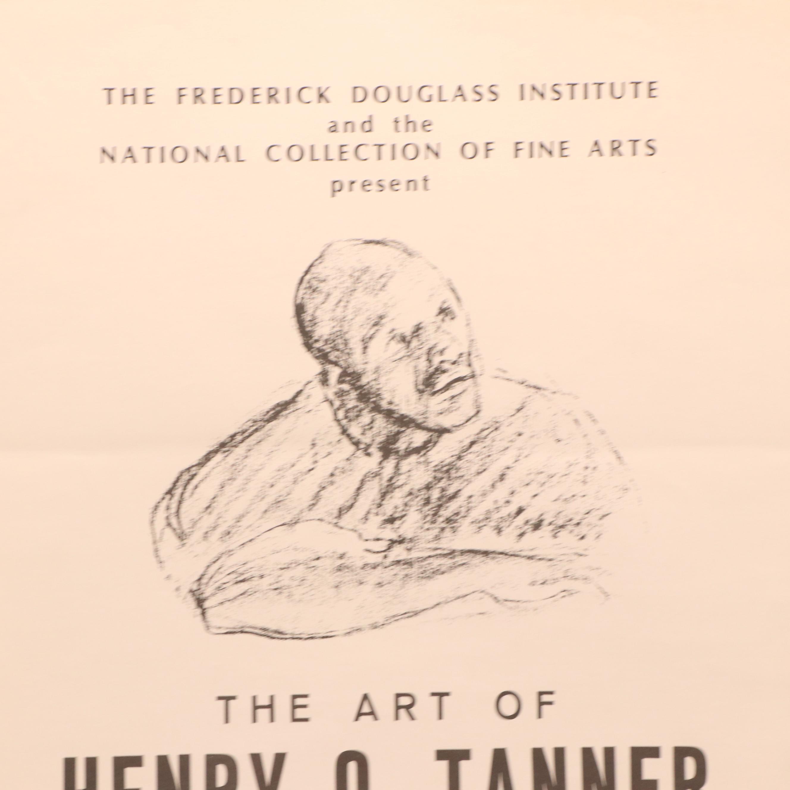Henry Ossawa Tanner Smithsonian Halftone Exhibition Poster