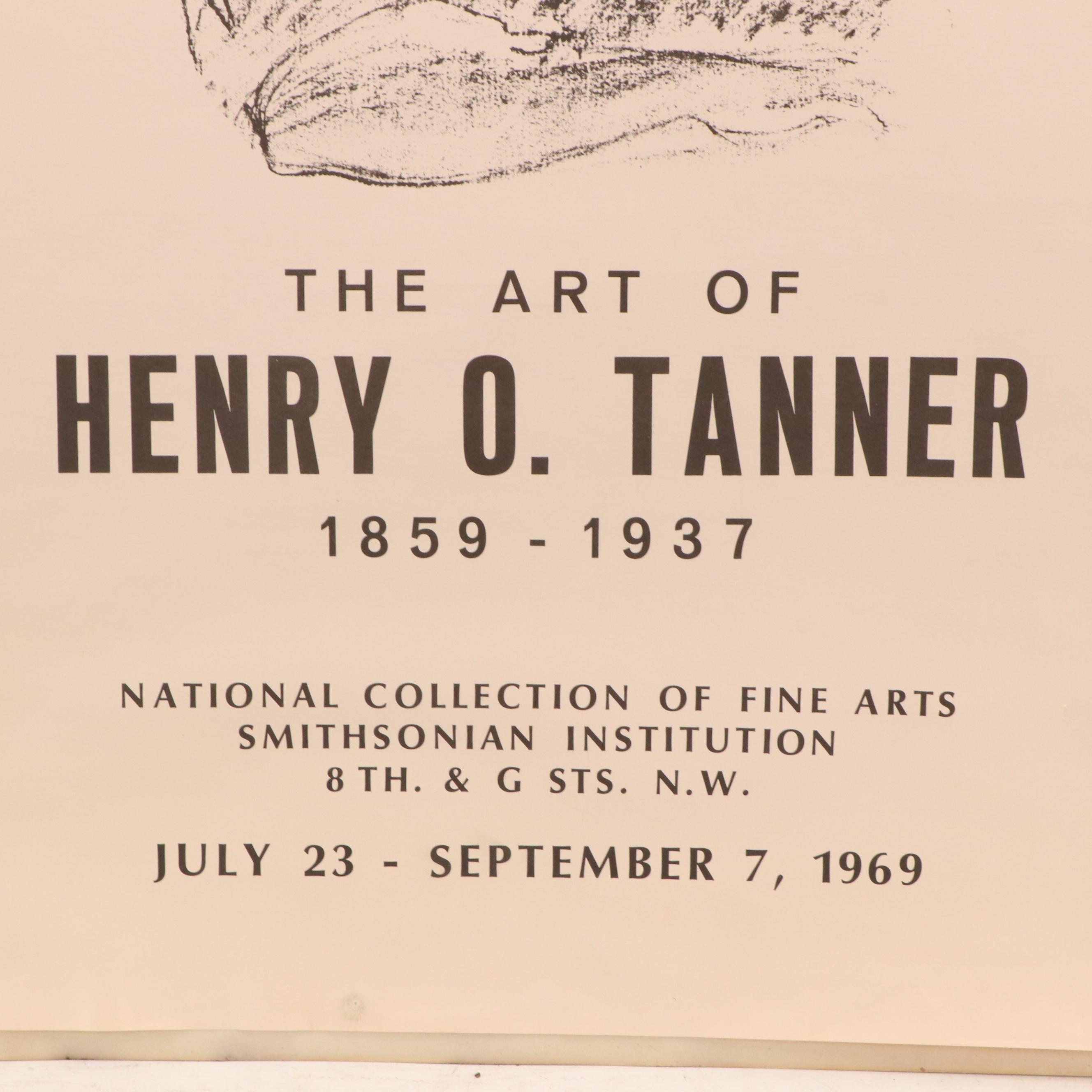 Henry Ossawa Tanner Smithsonian Halftone Exhibition Poster