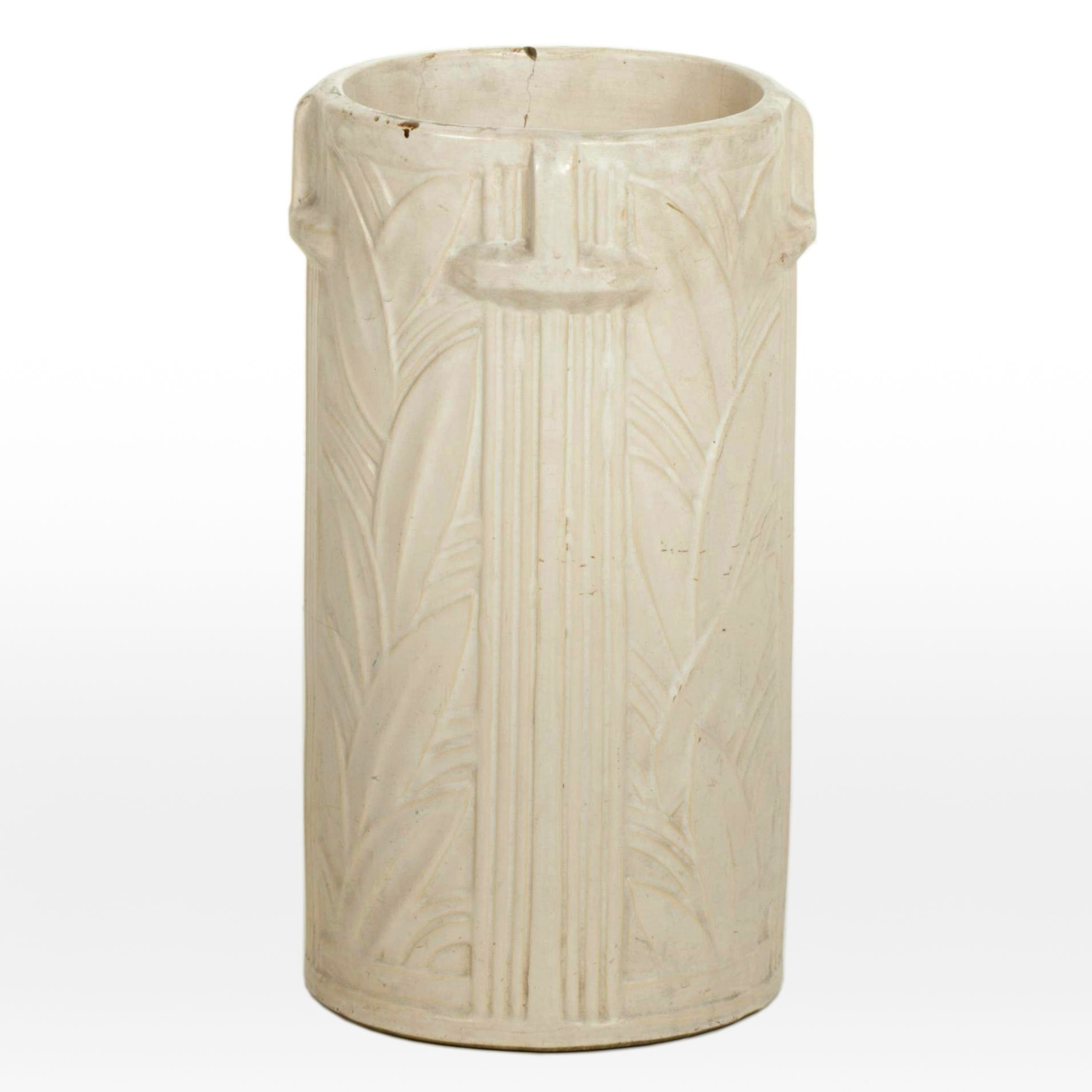 McCoy Pottery Art Pottery Umbrella Stand, Mid 20th Century