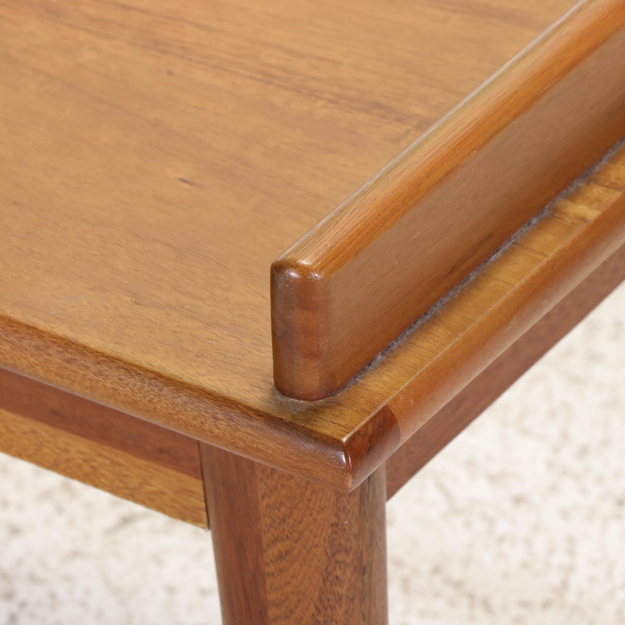 West Elm "Mid-Century" Eucalyptus and Acacia Wood Storage Bench