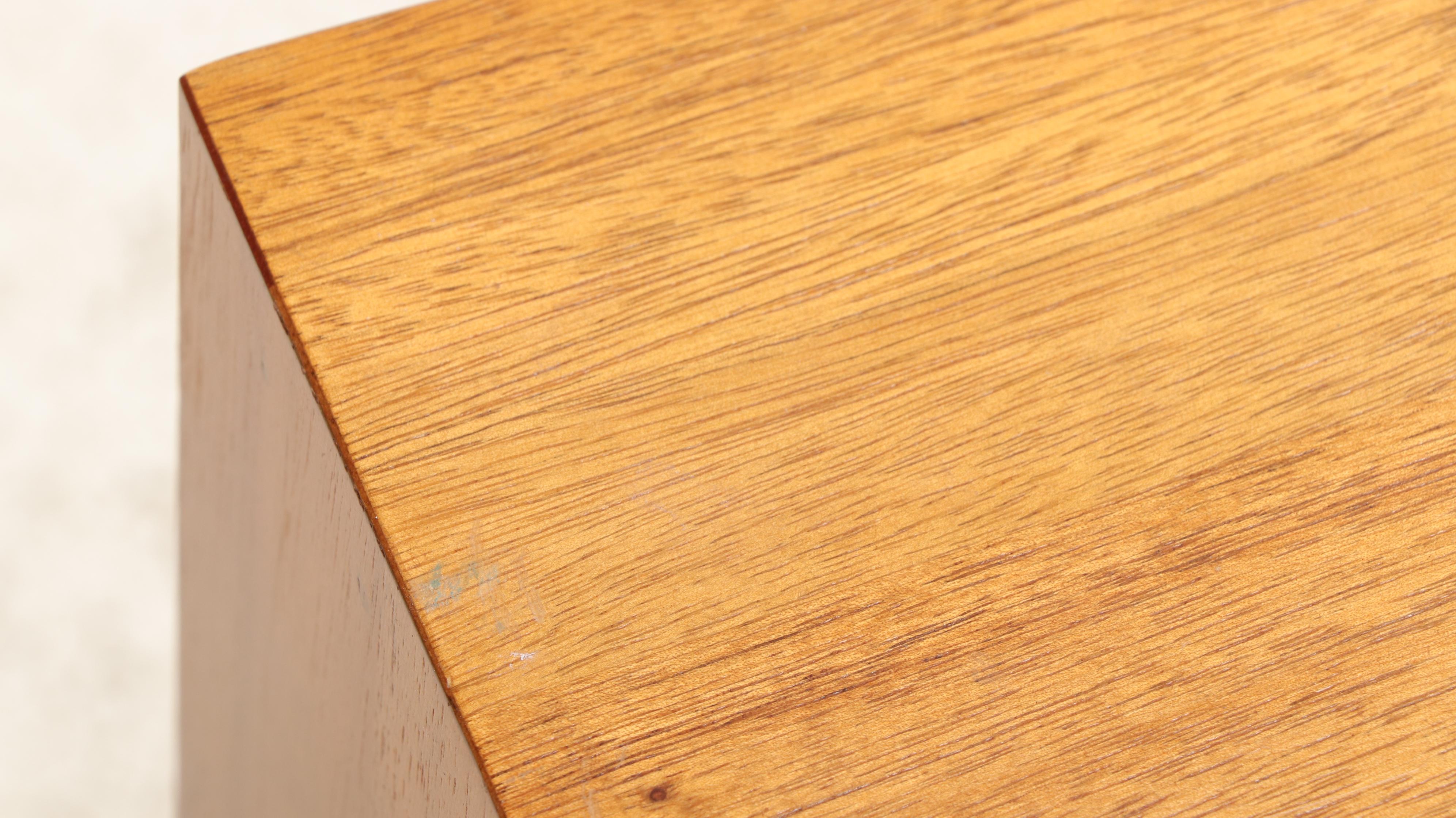 West Elm "Mid-Century" Eucalyptus and Acacia Wood Storage Bench