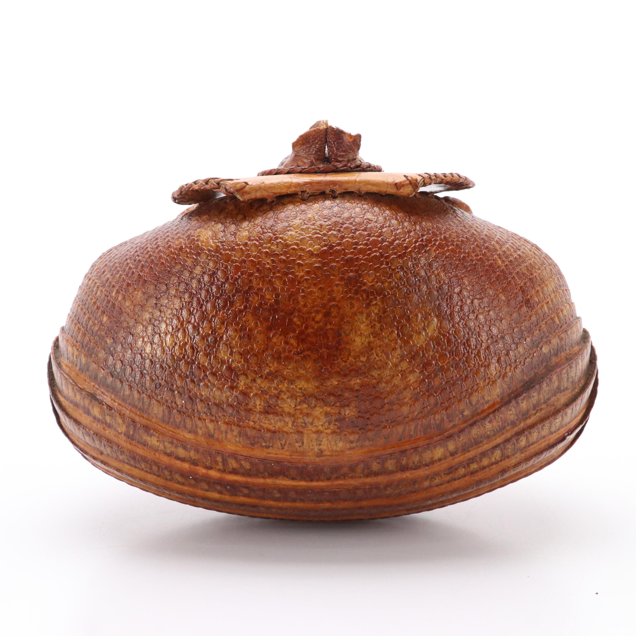 Nine-Banded Armadillo Hide Handbag