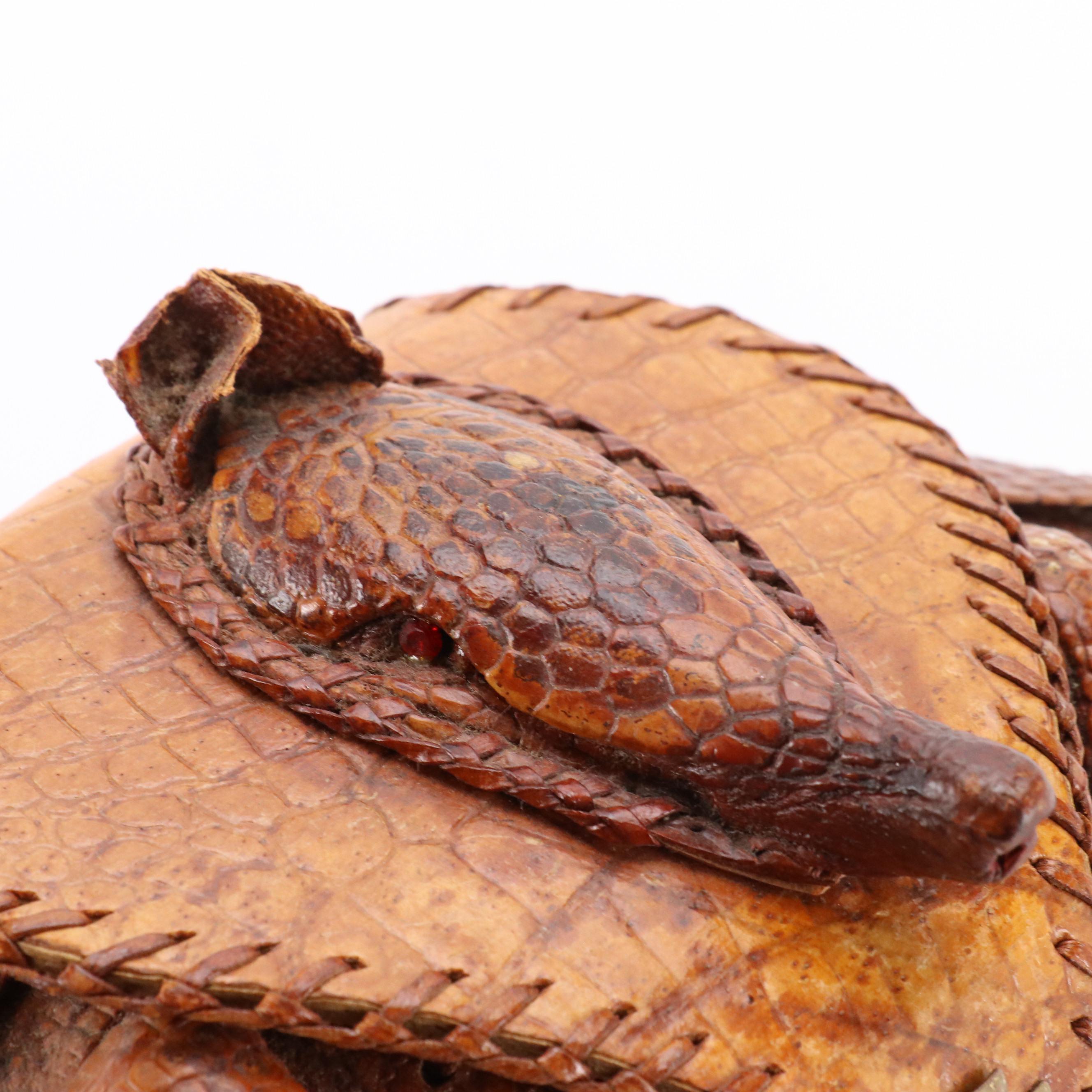 Nine-Banded Armadillo Hide Handbag