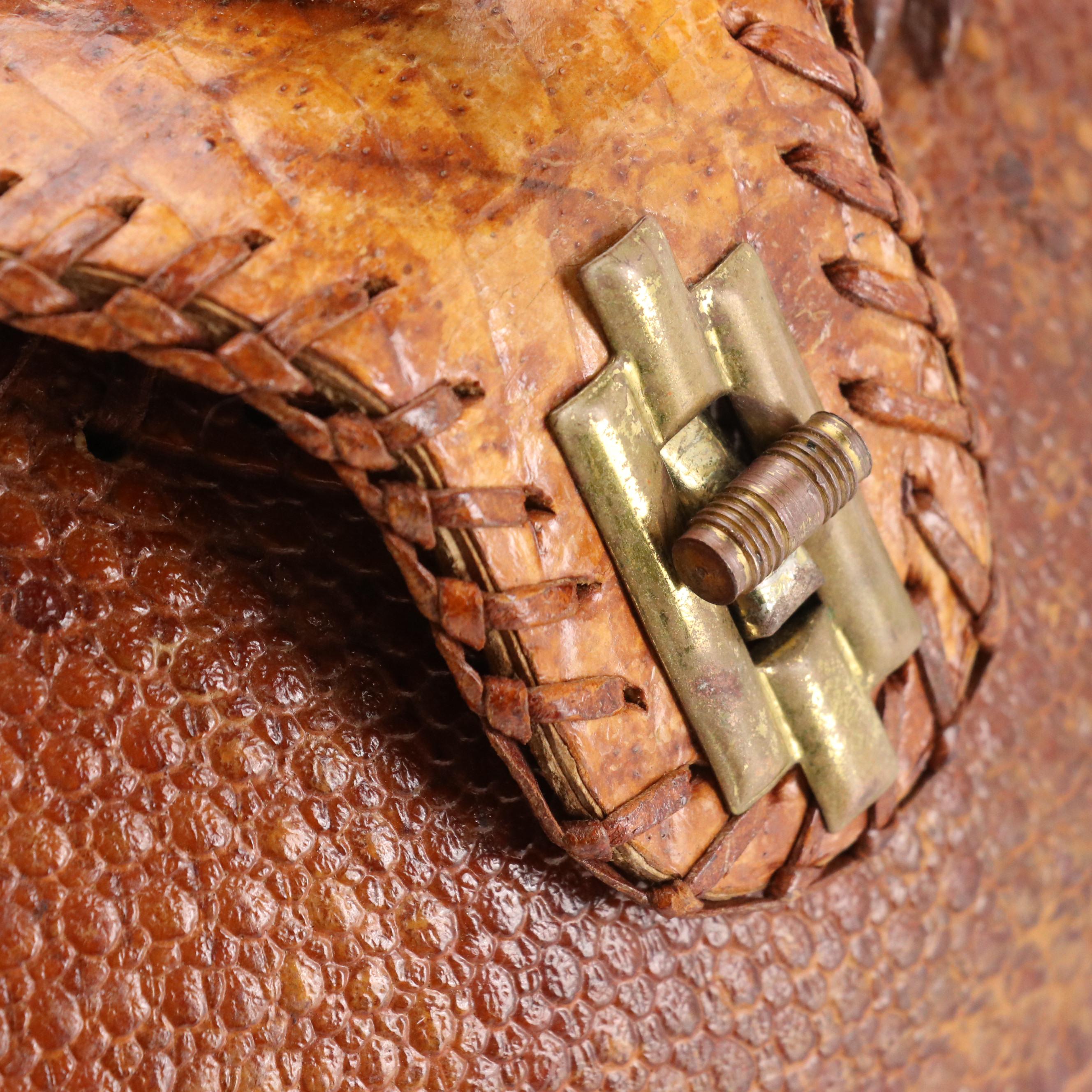 Nine-Banded Armadillo Hide Handbag