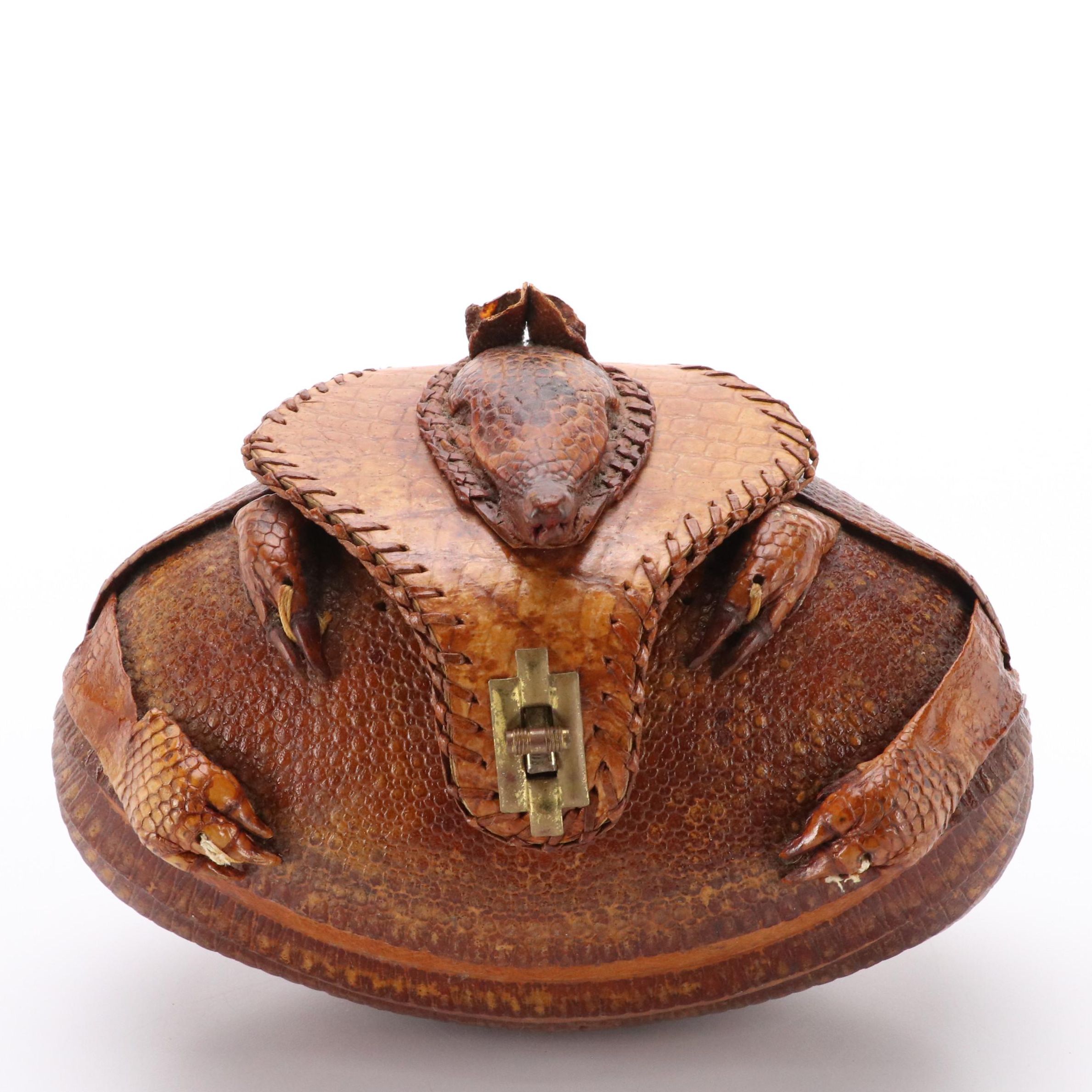 Nine-Banded Armadillo Hide Handbag