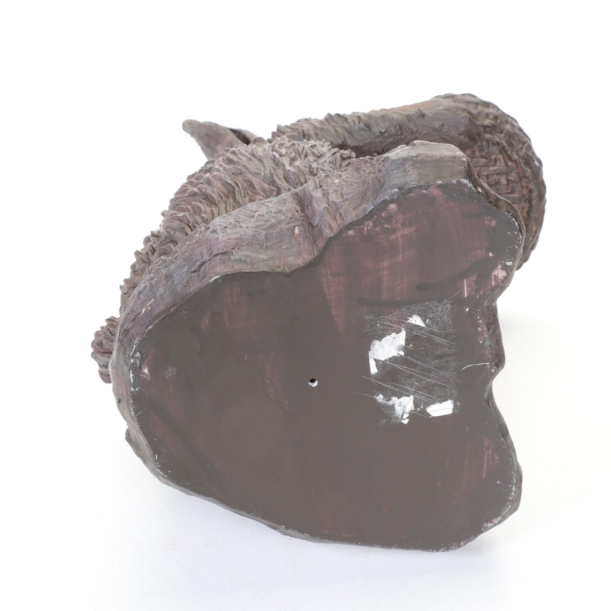 Standing Rabbit with Basket Cast Resin Figure