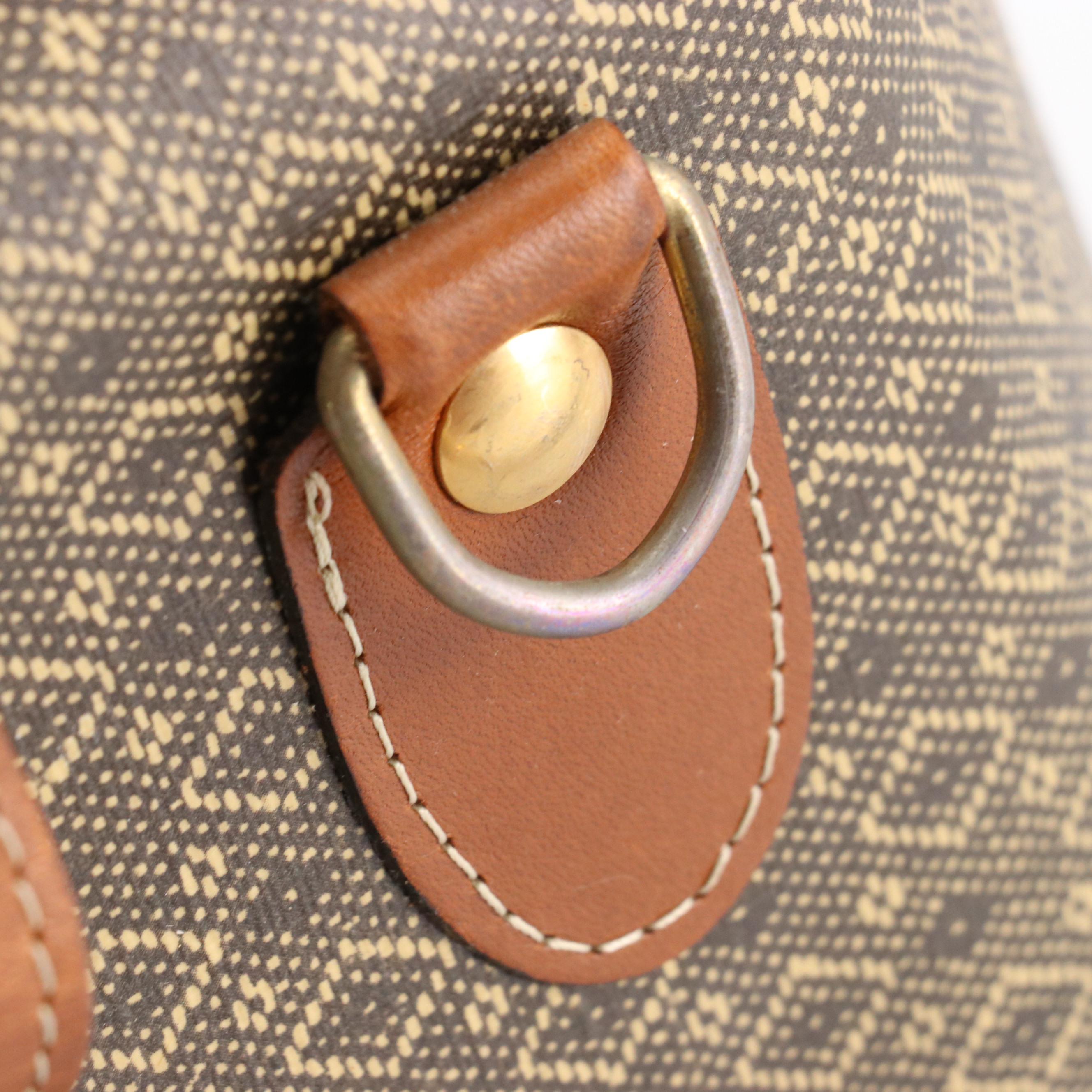 Hartmann Vintage Wings Collection Diamond Coated Canvas Cosmetic Travel Case