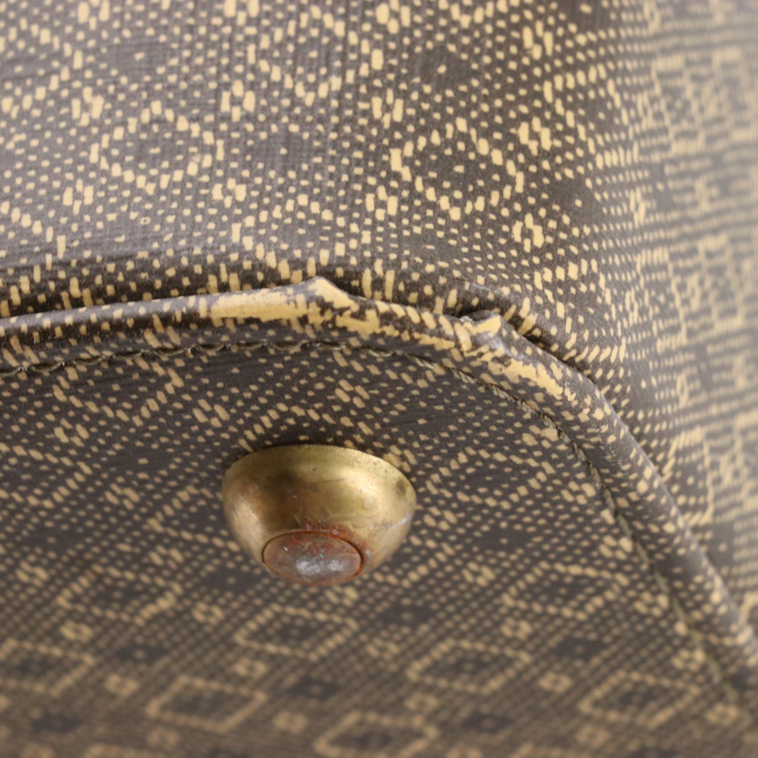 Hartmann Vintage Wings Collection Diamond Coated Canvas Cosmetic Travel Case