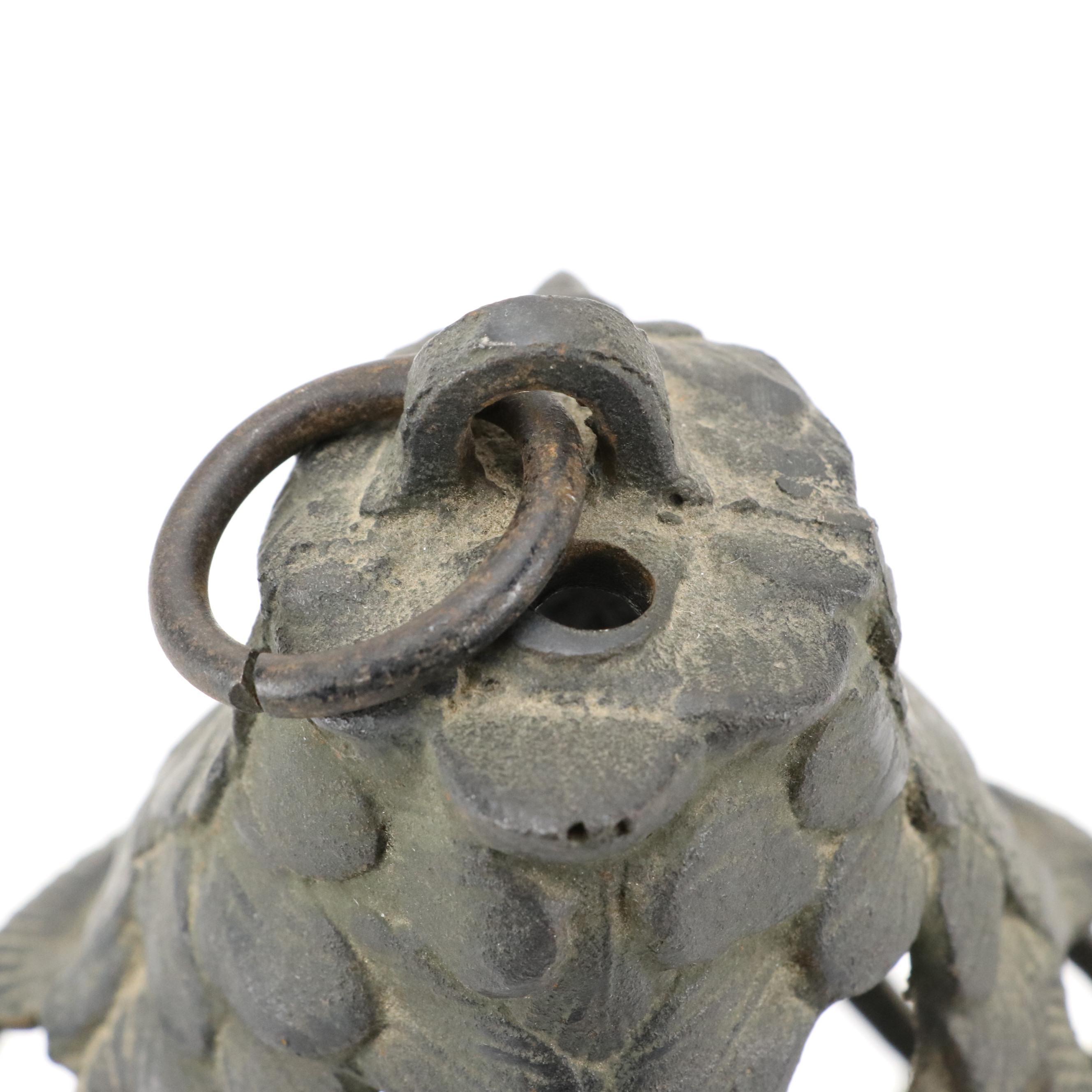 Cast Iron Figural Owl and Eagle Luminaries