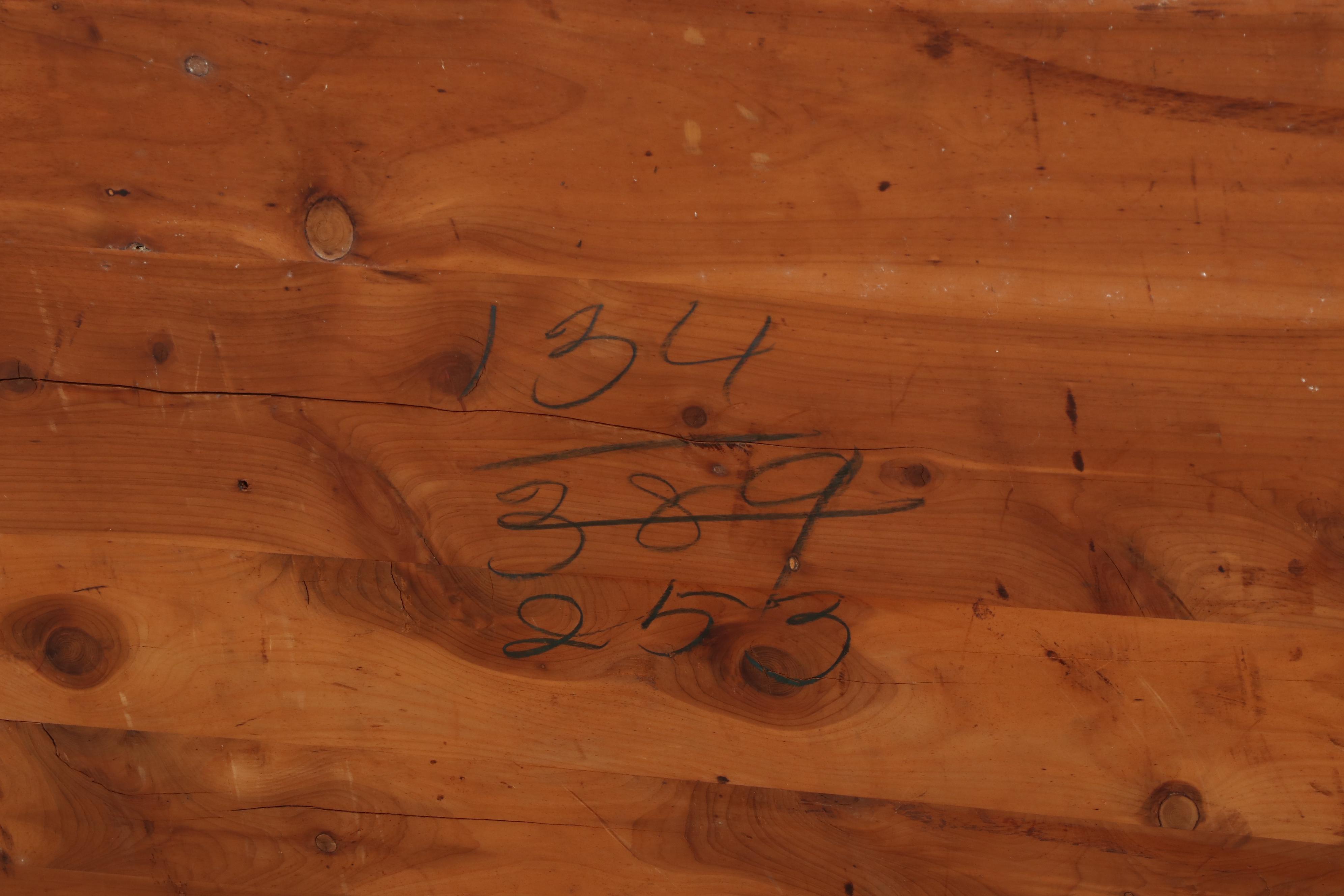 Large Metal-Bound Cedar Blanket Chest, Early 20th Century