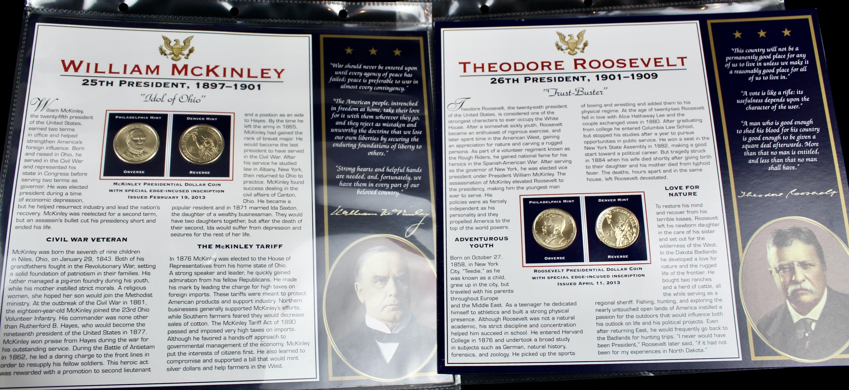 U.S. Presidential Dollar Coin Collection