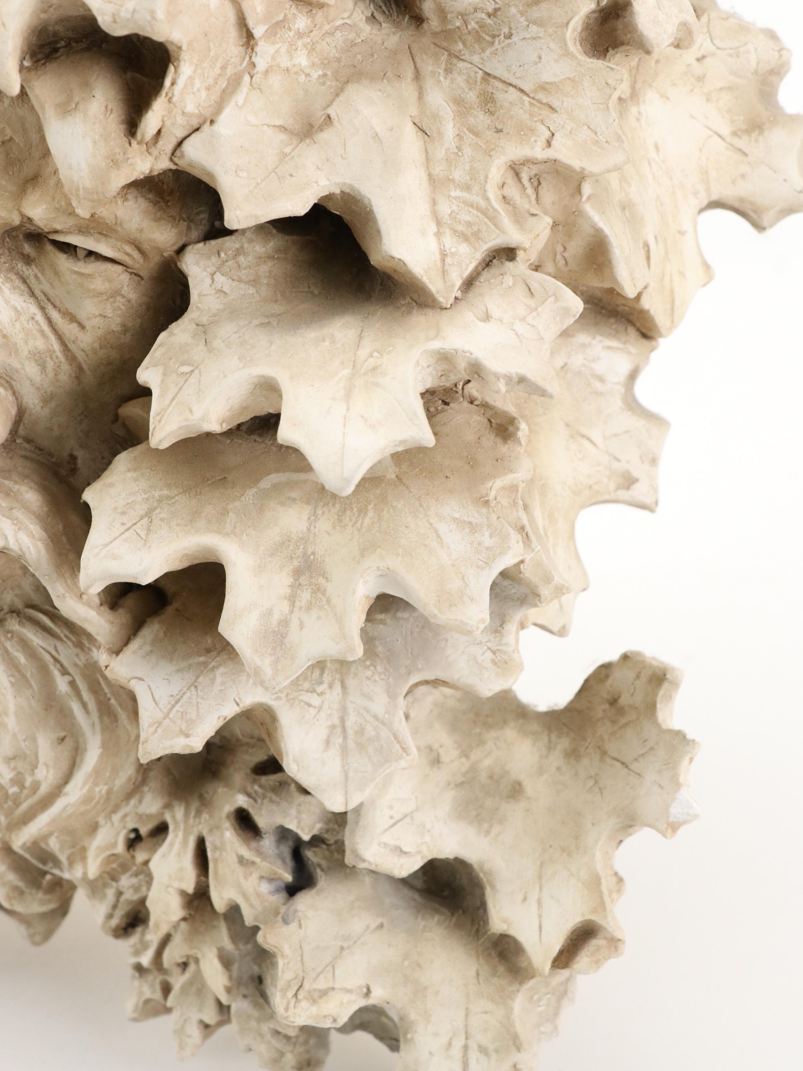 Bill McMahon "Wood Spirit" and "Goat" Cast Chalkware Figures