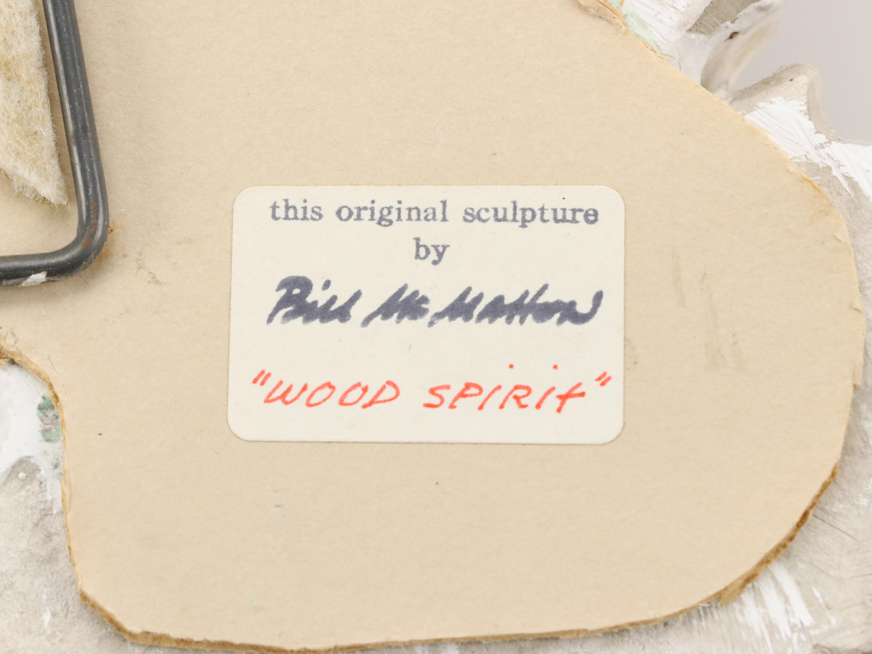 Bill McMahon "Wood Spirit" and "Goat" Cast Chalkware Figures