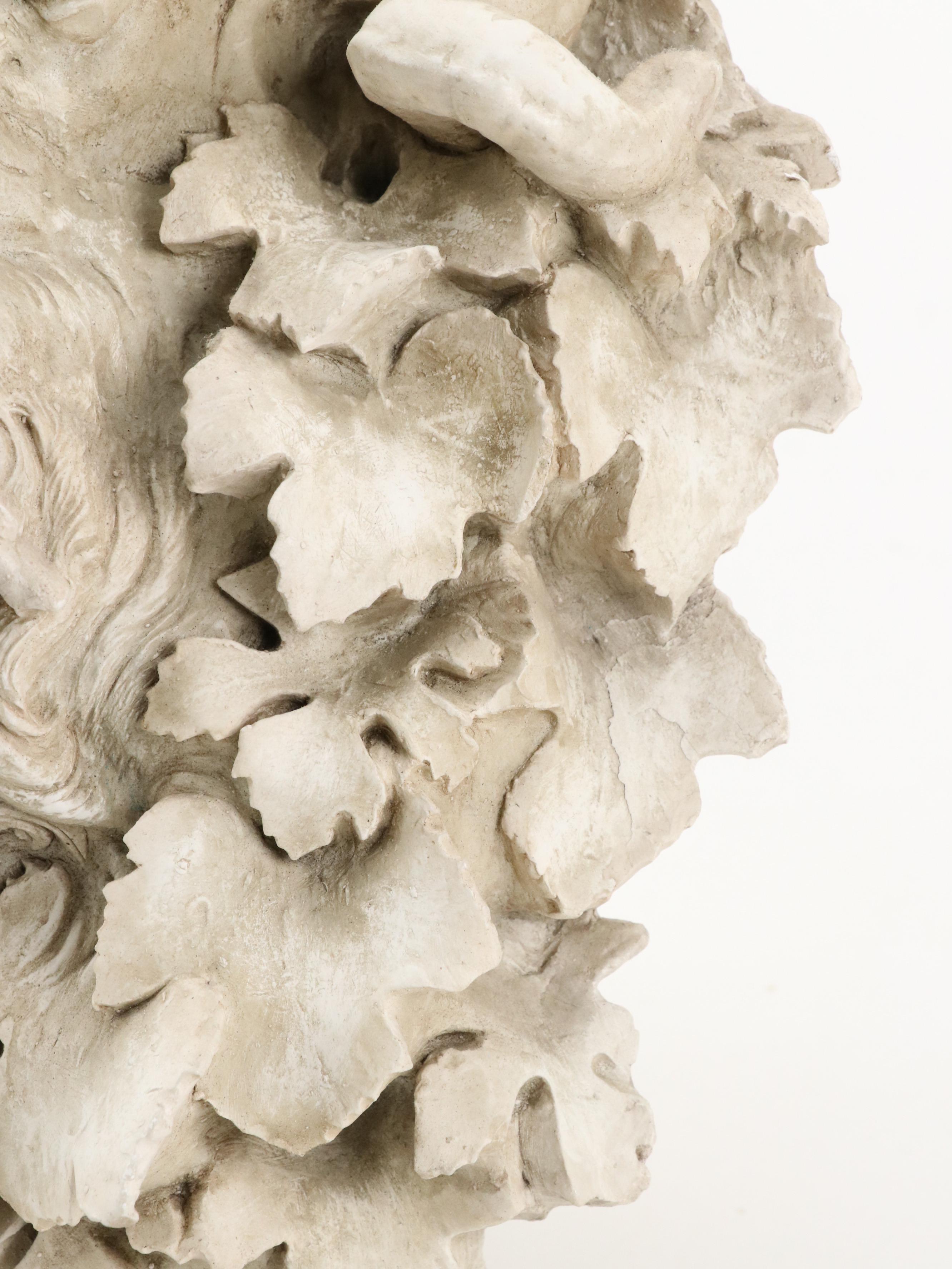 Bill McMahon "Wood Spirit" and "Goat" Cast Chalkware Figures