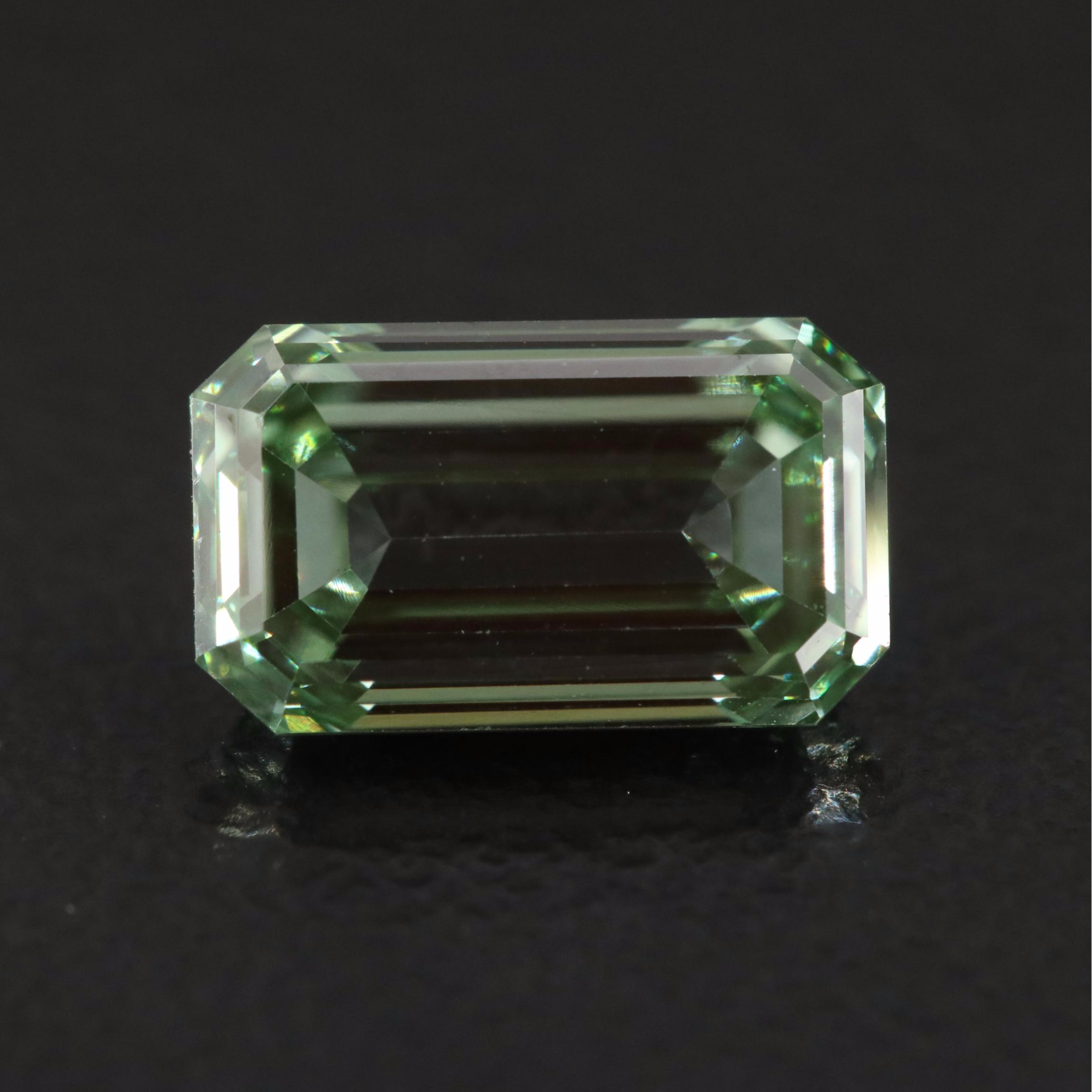 Loose 1.54 Lab Grown Fancy Green Diamond