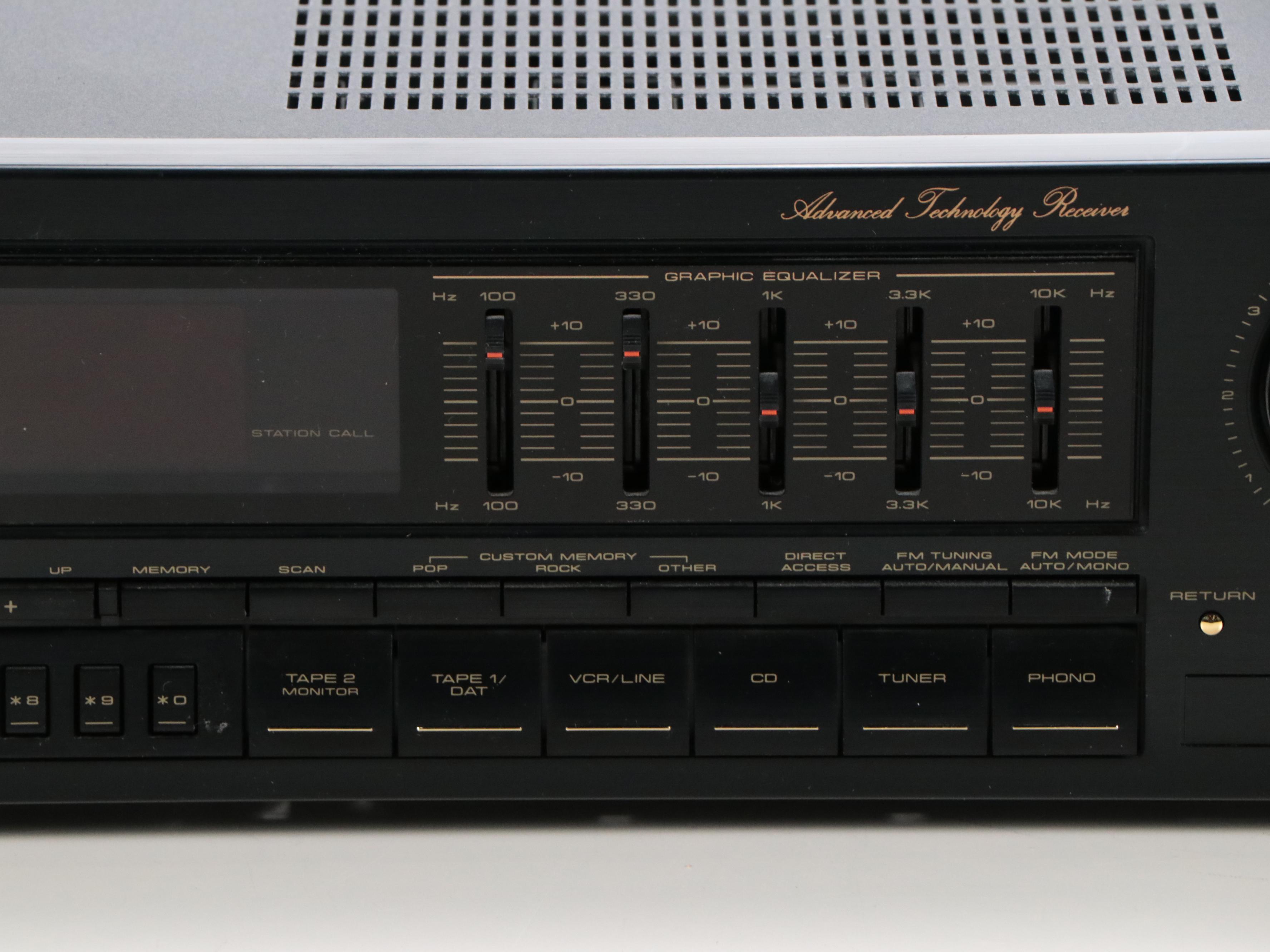 Pioneer SX-2800 Stereo Receiver, Technics SL-BD22 Turntable, and Records