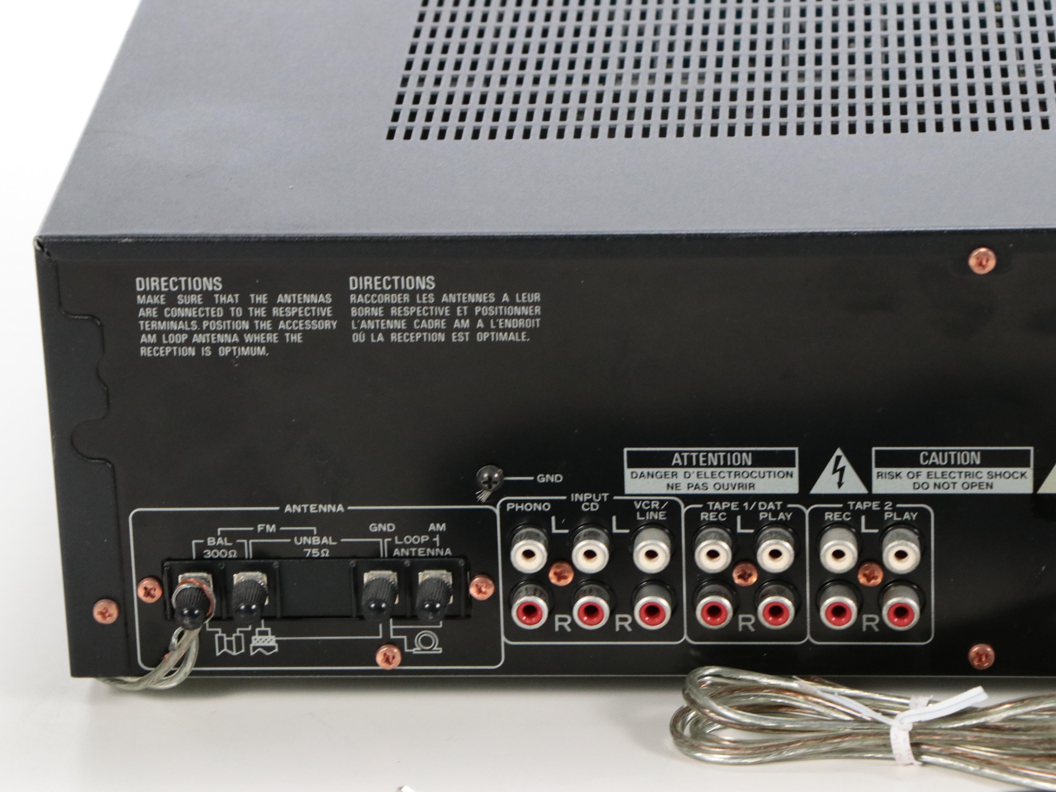 Pioneer SX-2800 Stereo Receiver, Technics SL-BD22 Turntable, and Records