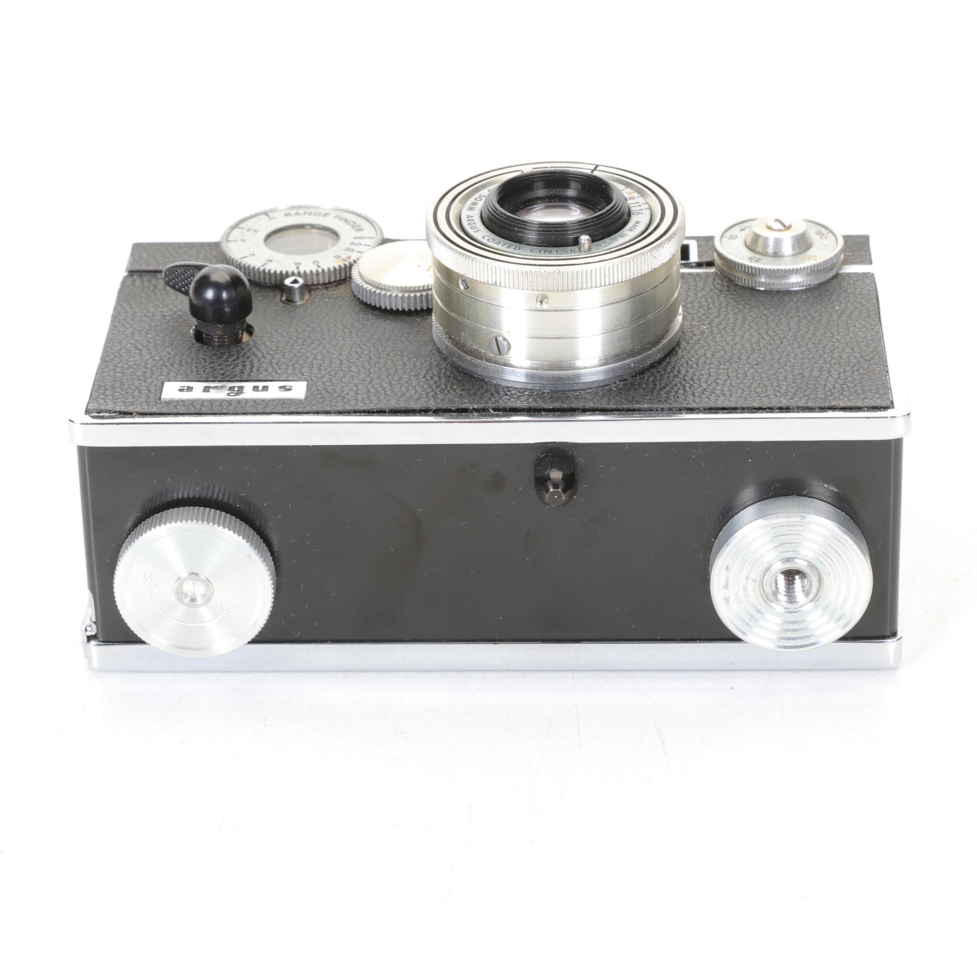 Argus C3 35mm Camera with Flash & Other Accessories