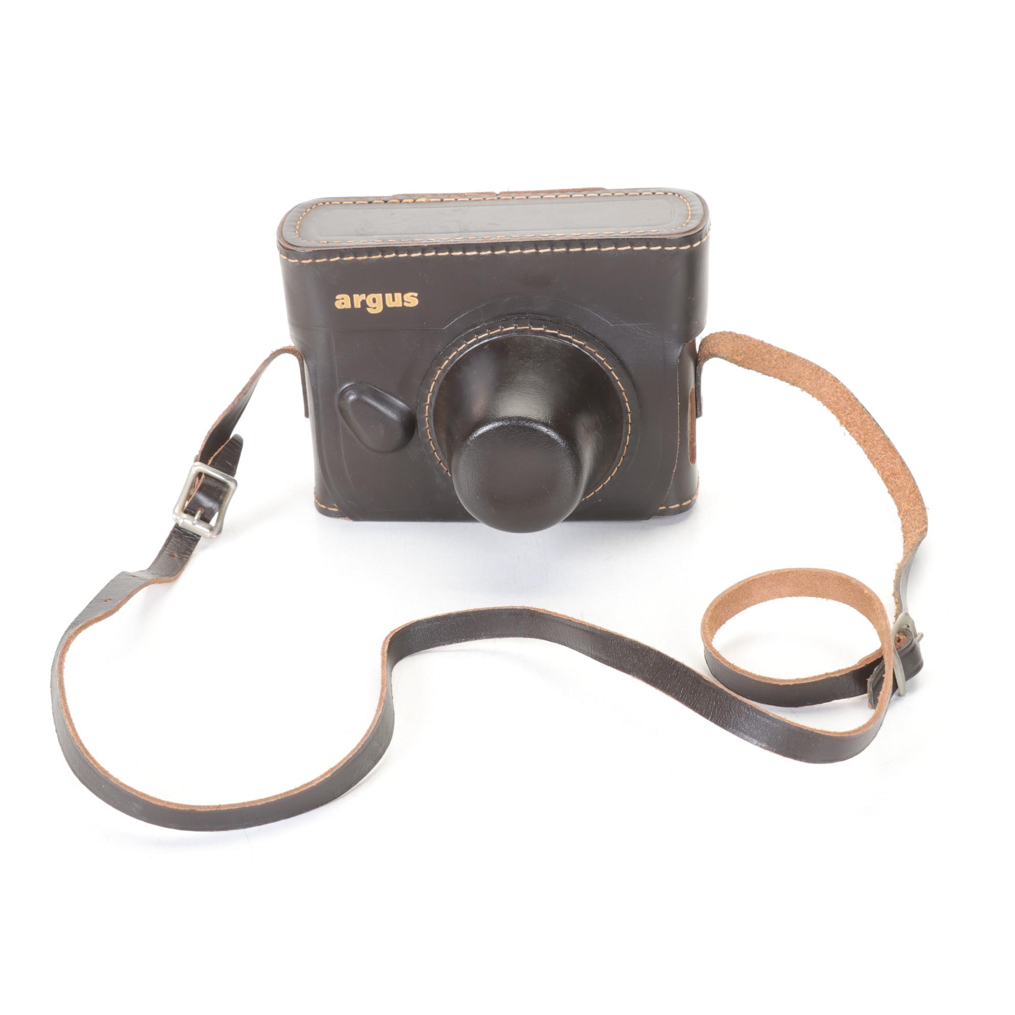 Argus C3 35mm Camera with Flash & Other Accessories