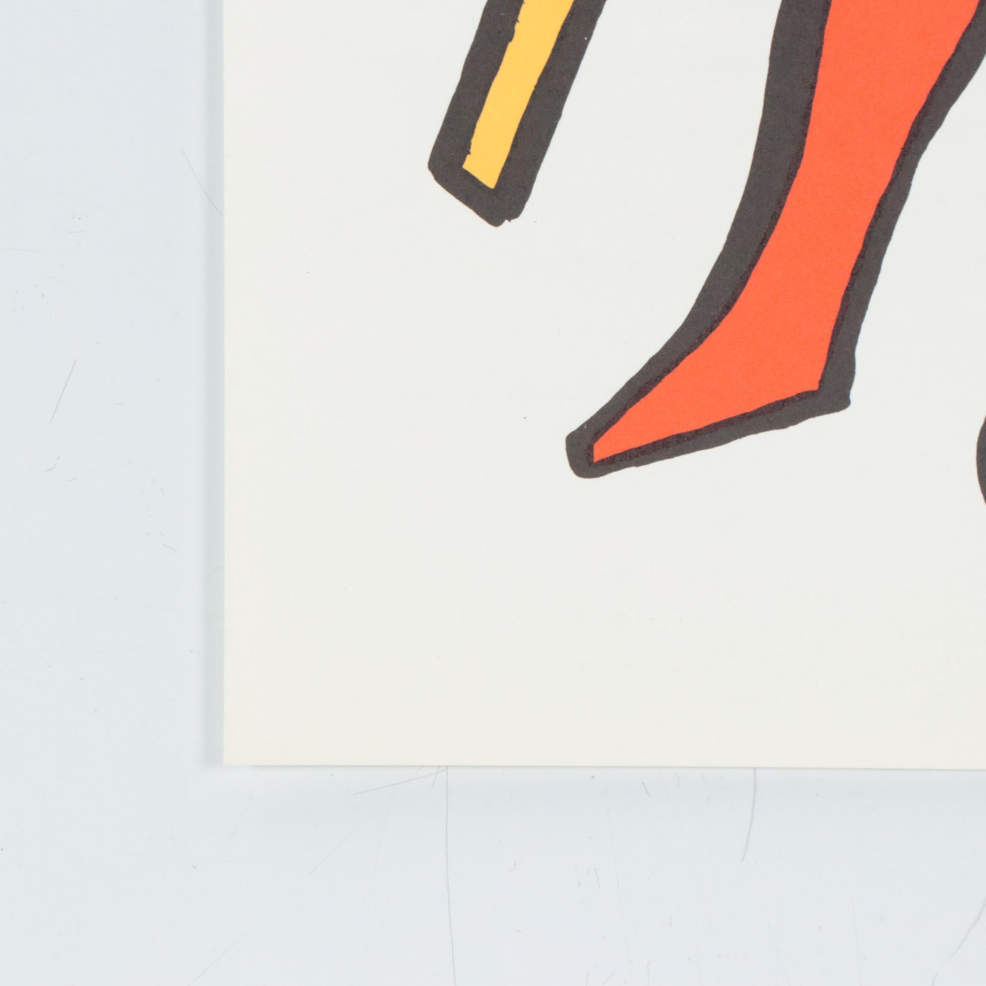 Alexander Calder Color Lithograph for "Derrière le Miroir," 1963