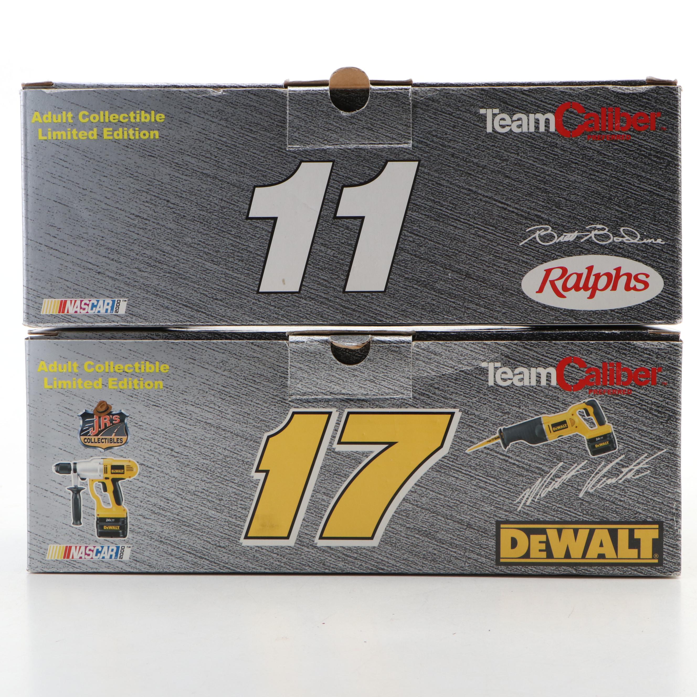 Matt Kenseth and Brett Bodine Limited Edition NASCAR Diecast Replica Cars