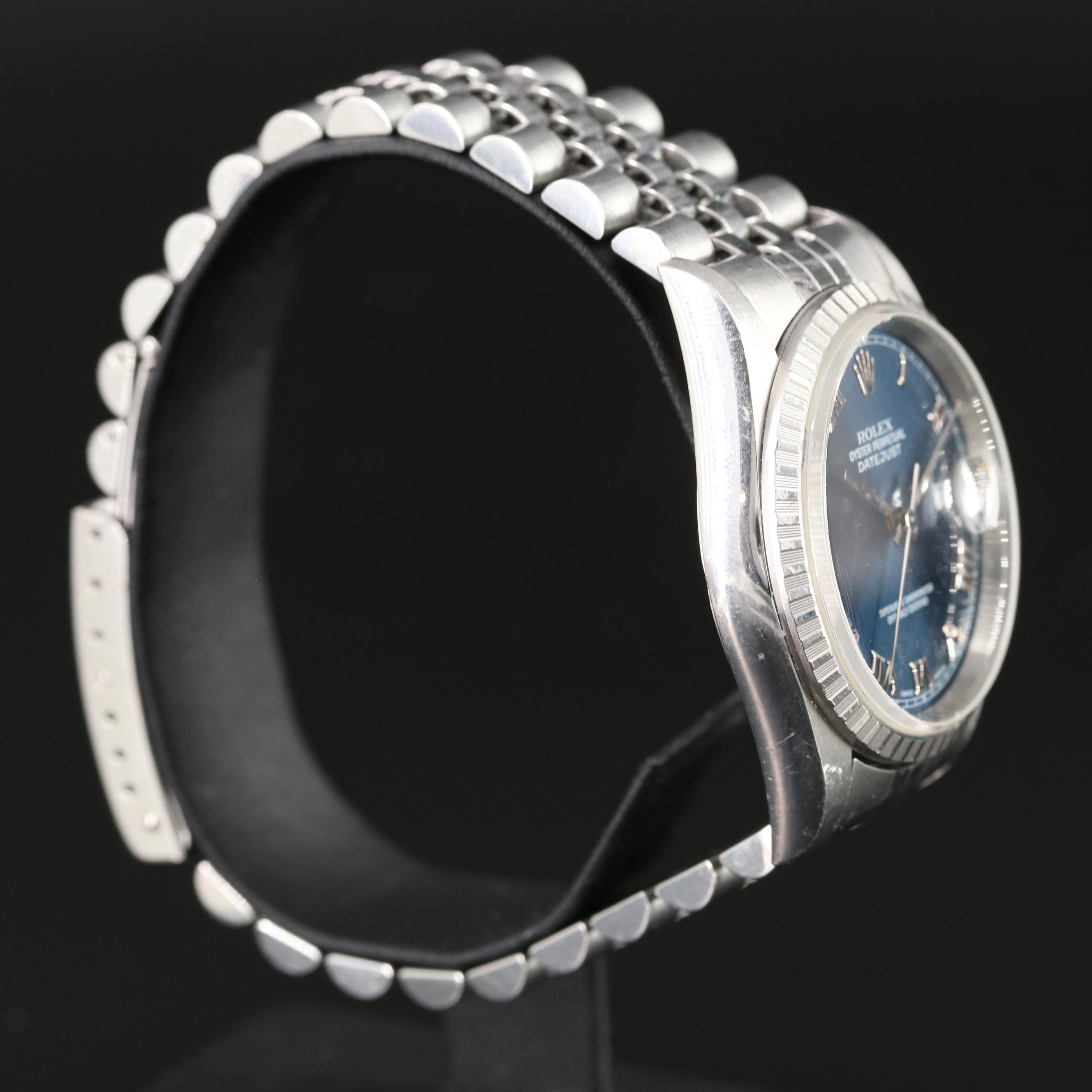 1997 Rolex Datejust 16220 Steel Automatic Watch