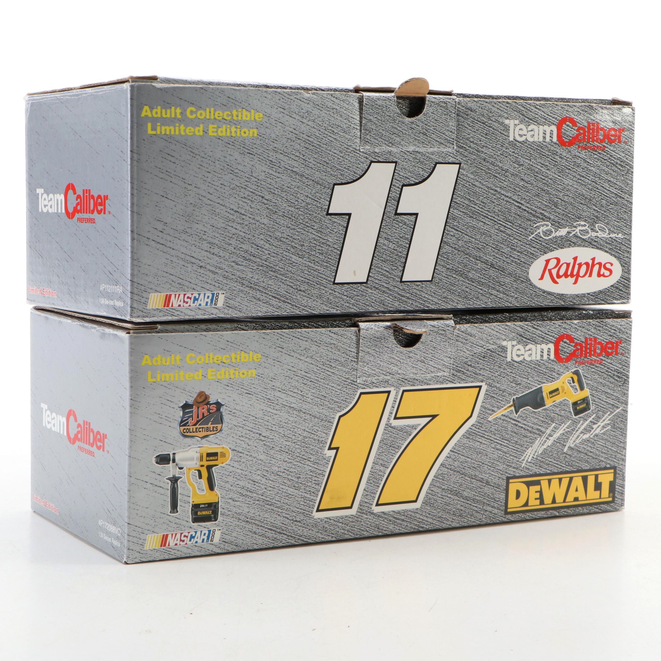 Matt Kenseth and Brett Bodine Limited Edition NASCAR Diecast Replica Cars
