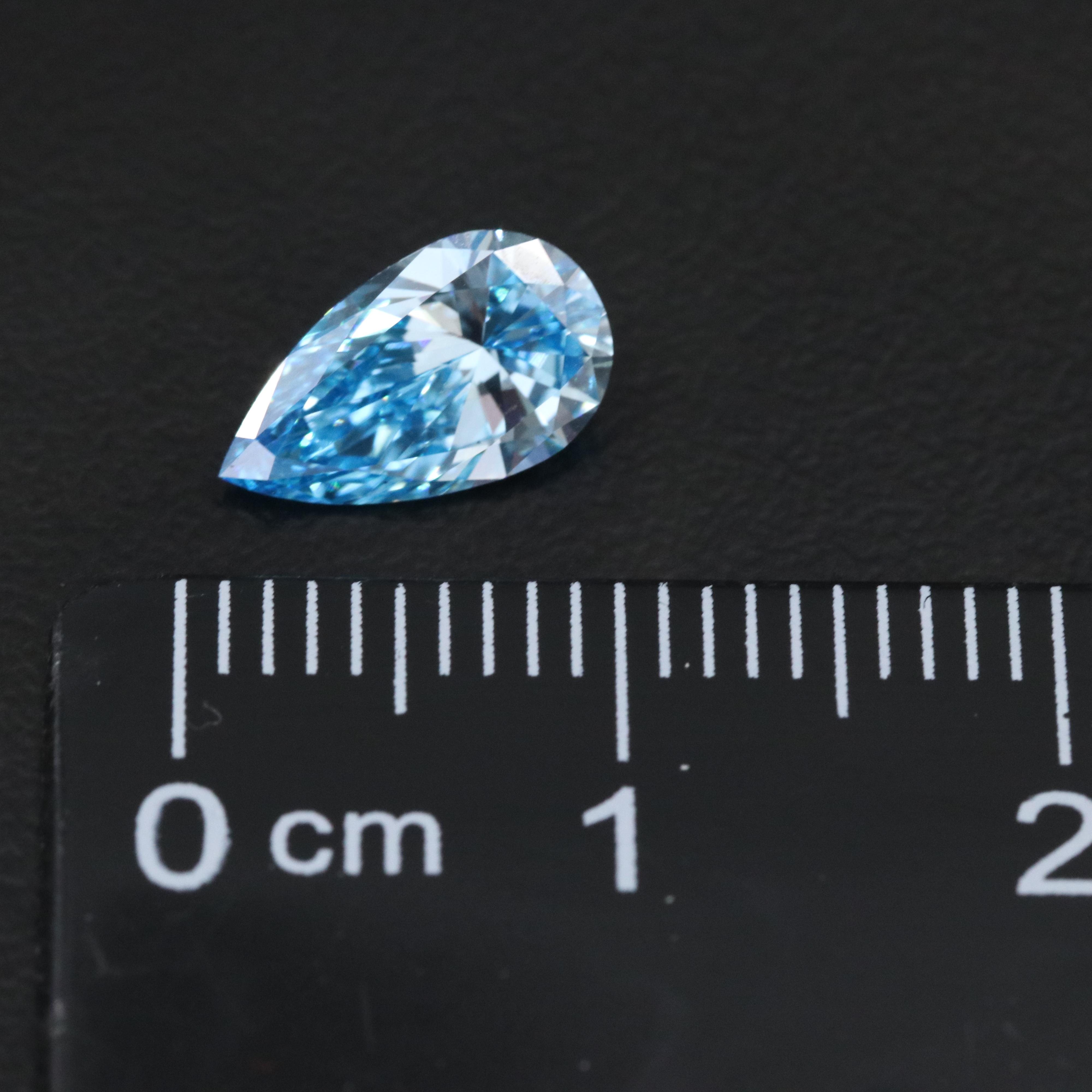 Loose 1.13 CT Lab Grown Fancy Blue Diamond