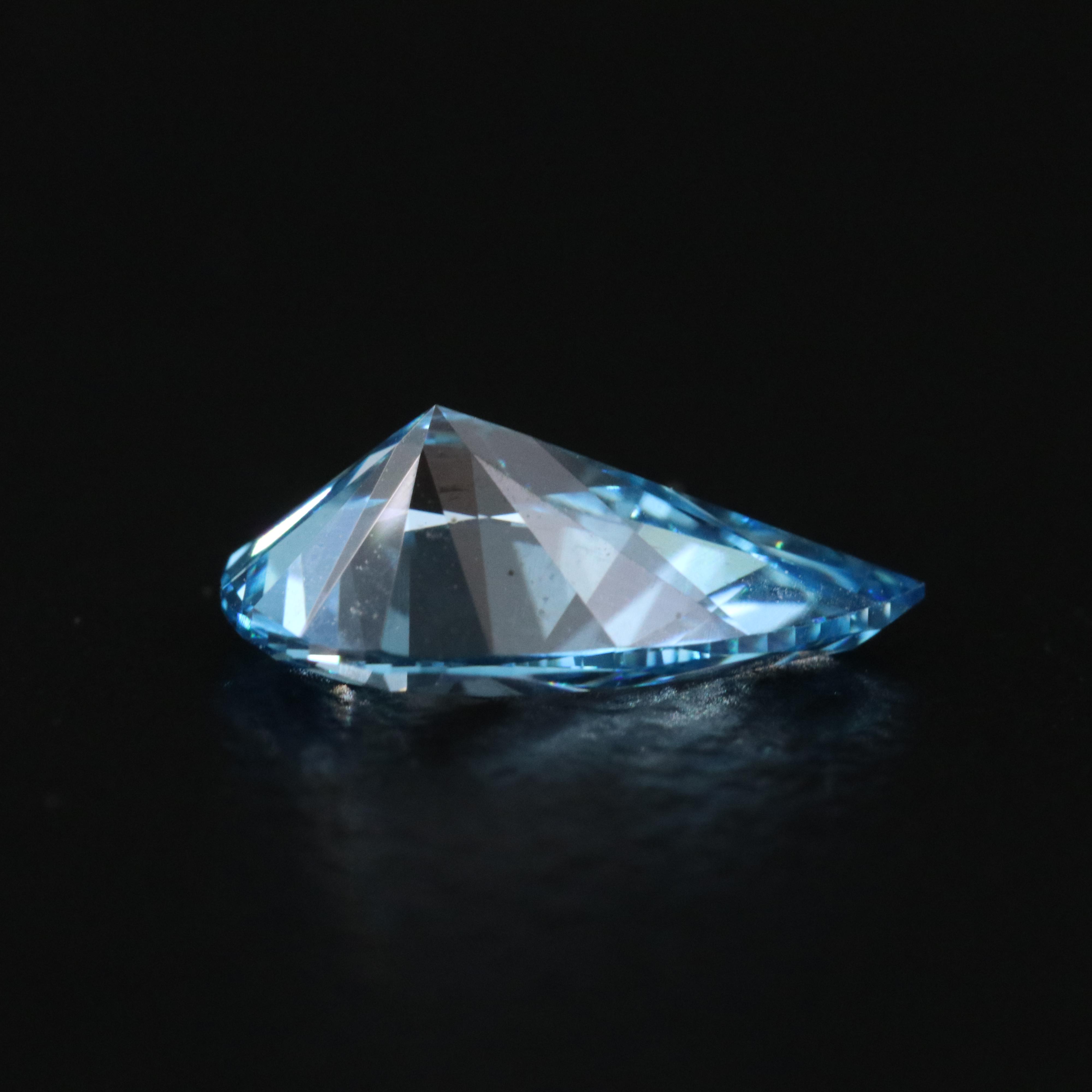 Loose 1.13 CT Lab Grown Fancy Blue Diamond