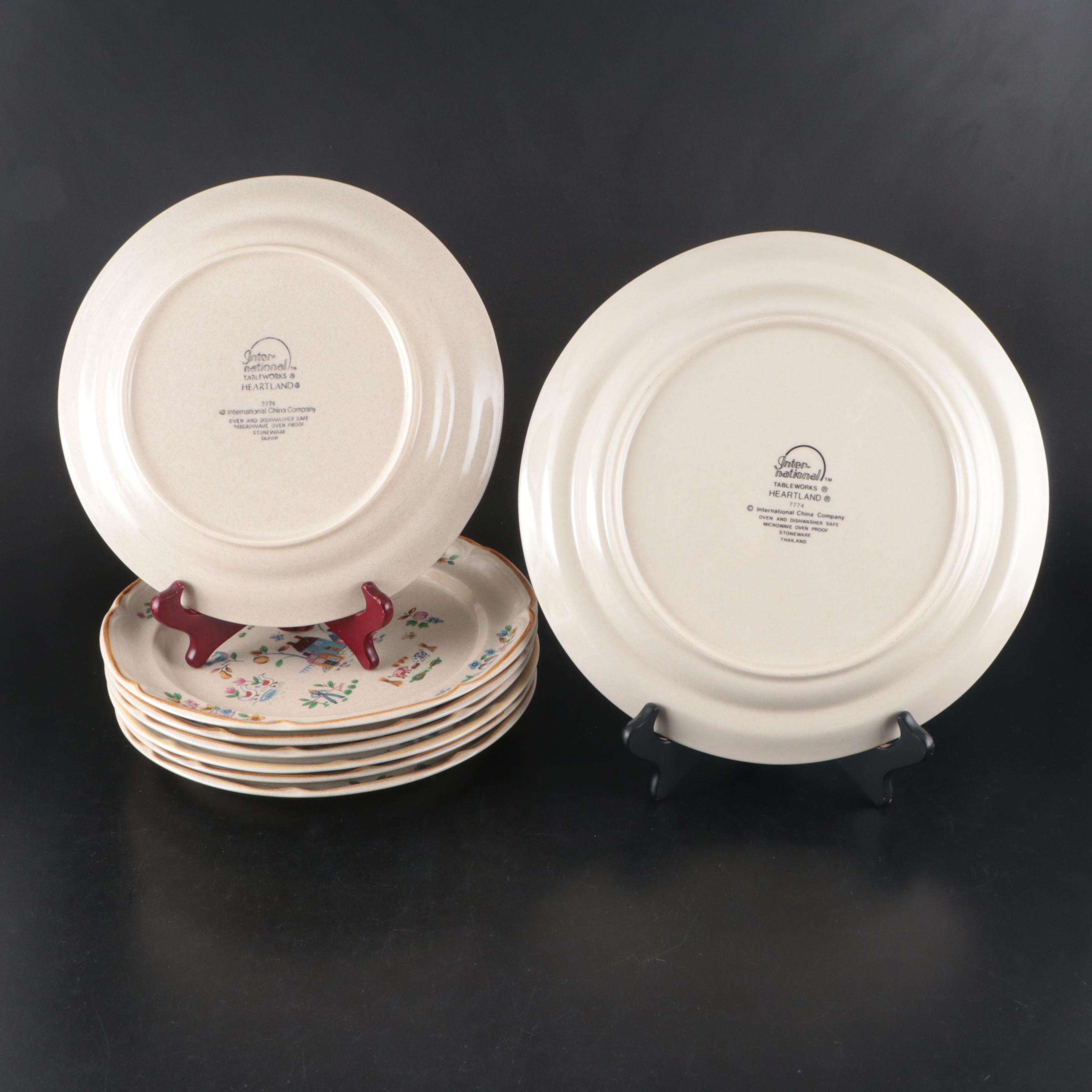 International "Heartland" Stoneware Dinnerware, Glasses and Table Accessories