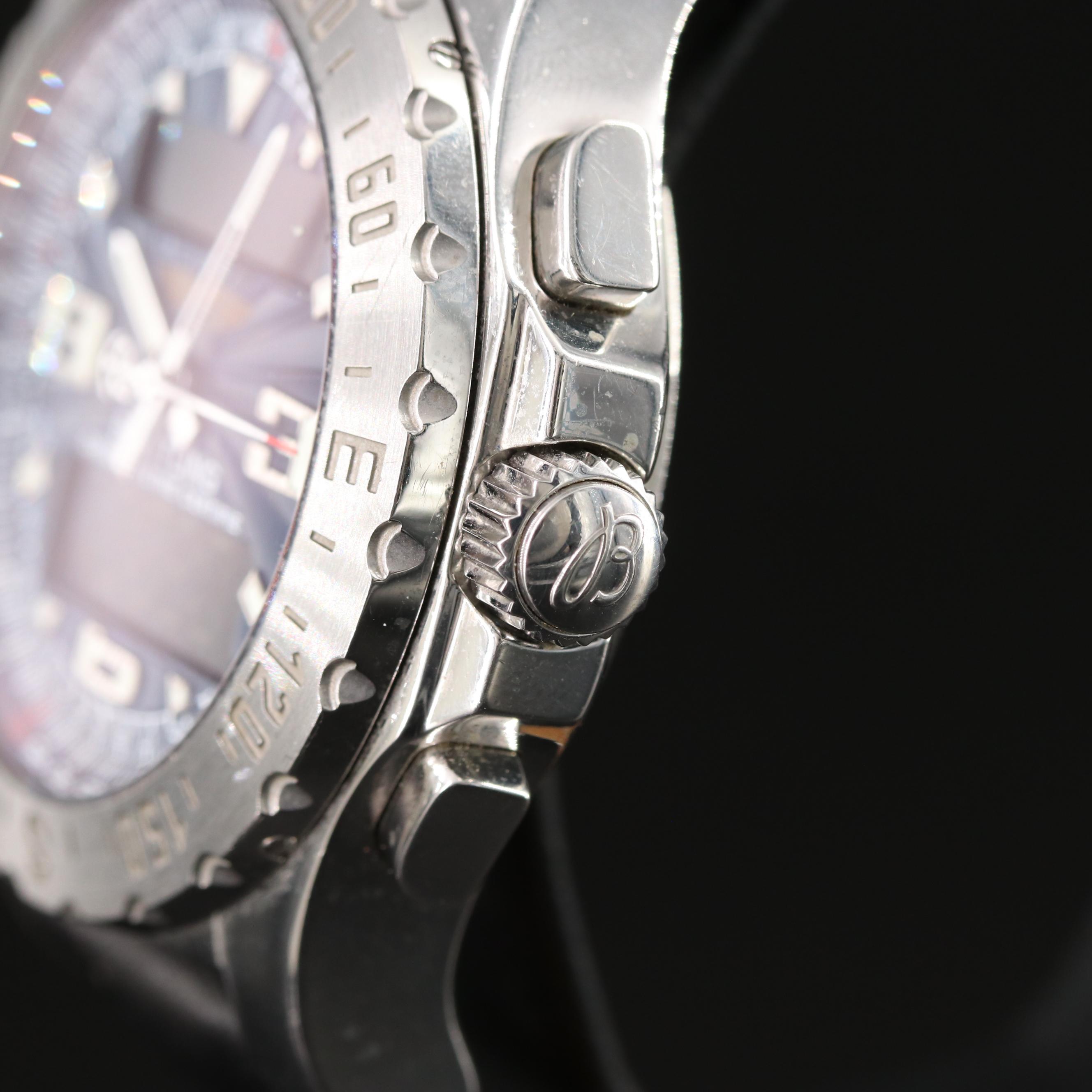 Breitling Airwolf A78363 Analog Digital Steel Quartz Watch