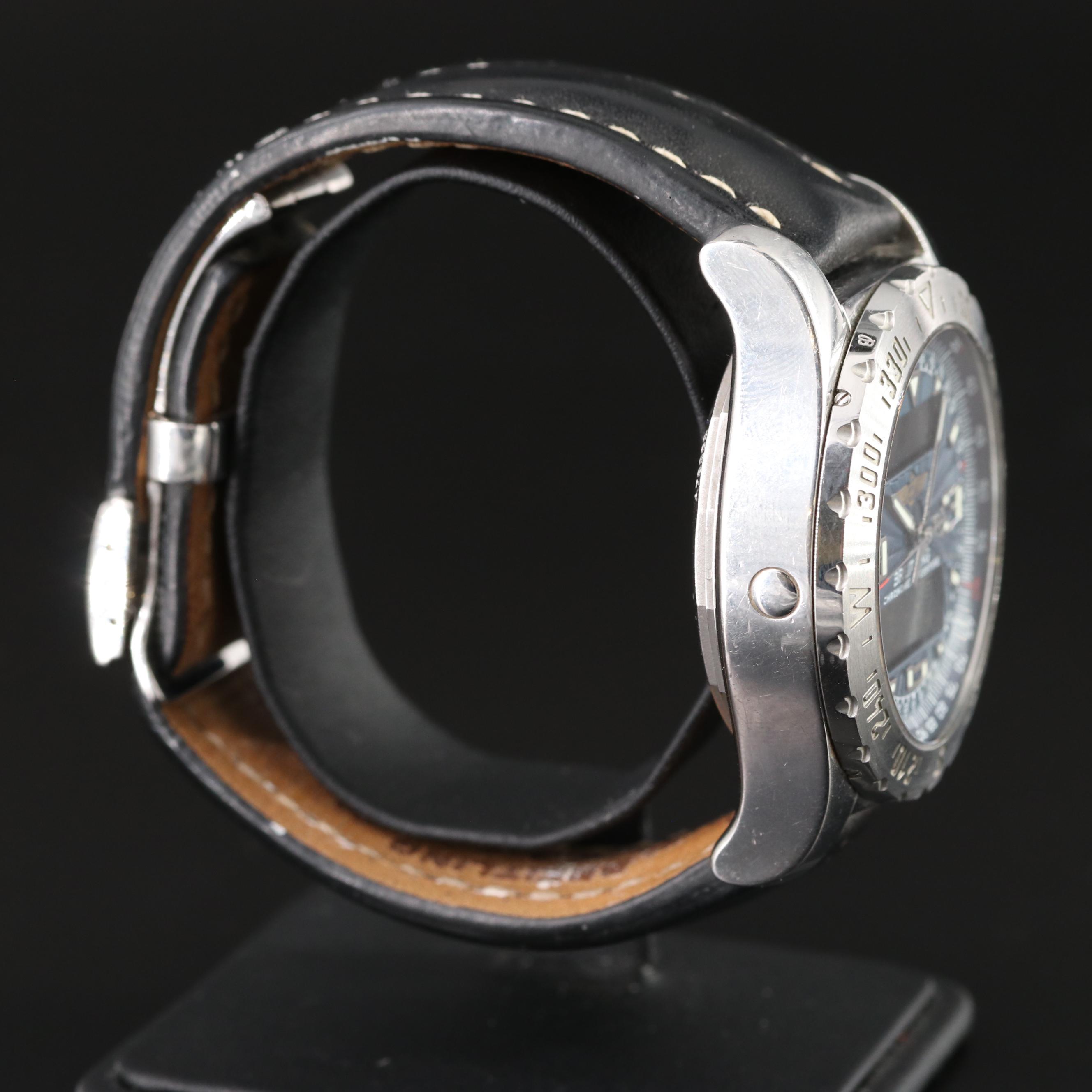 Breitling Airwolf A78363 Analog Digital Steel Quartz Watch