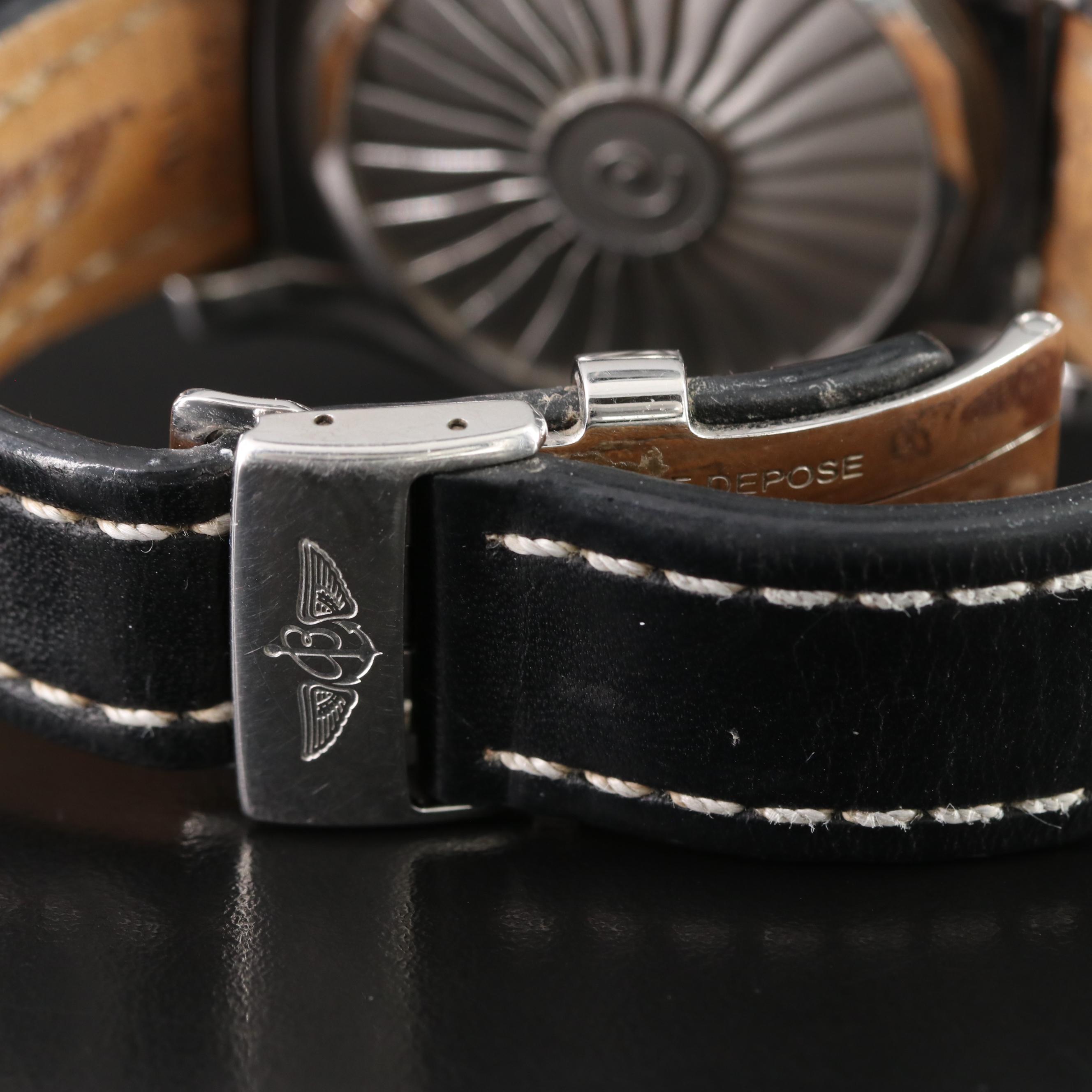 Breitling Airwolf A78363 Analog Digital Steel Quartz Watch