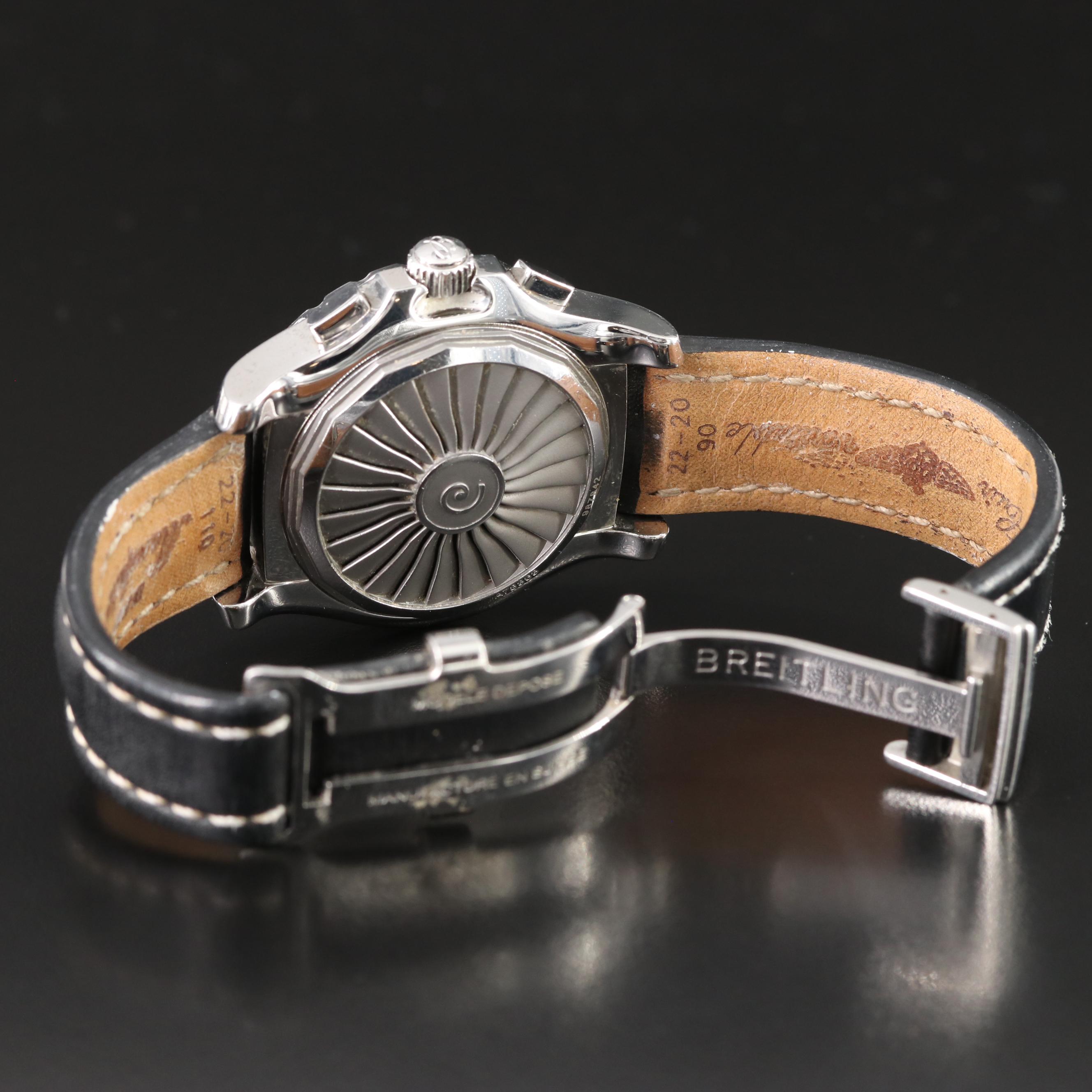 Breitling Airwolf A78363 Analog Digital Steel Quartz Watch